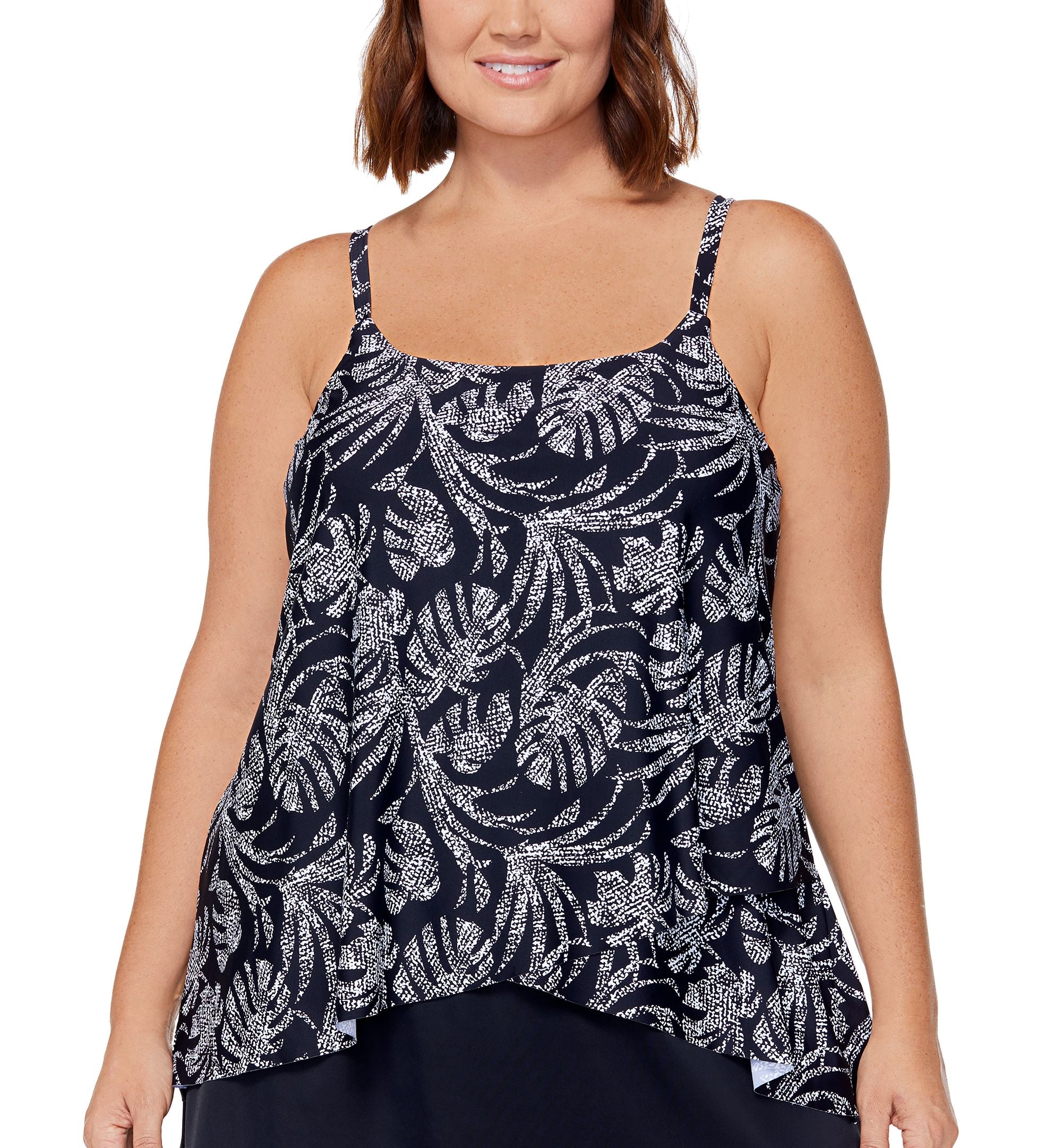 Plus Size Cape Town Underwire Tankini Swim Top