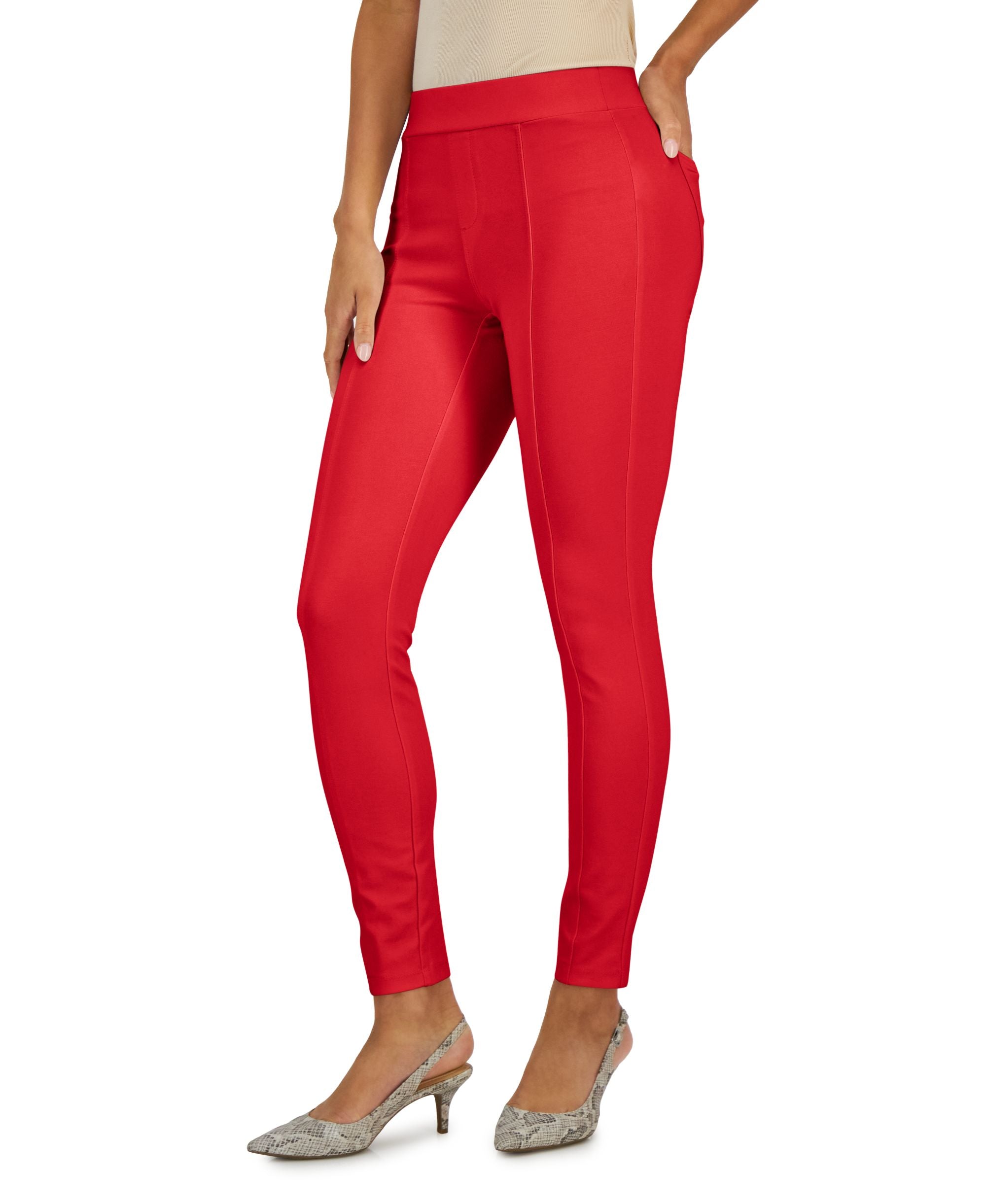 Style & Co Womens Ponte Pull On Pants