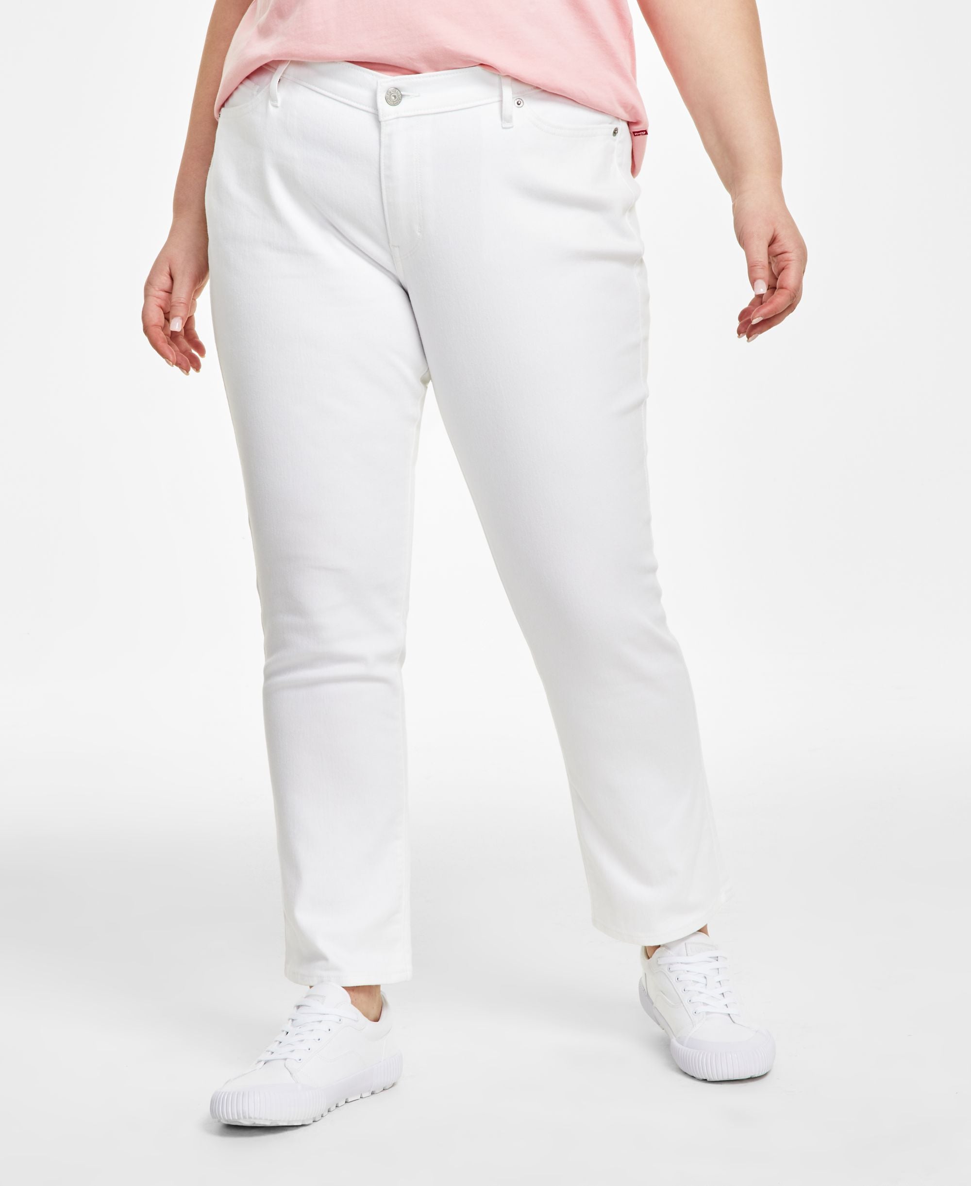 Trendy Plus Size Classic Straight Leg Jeans