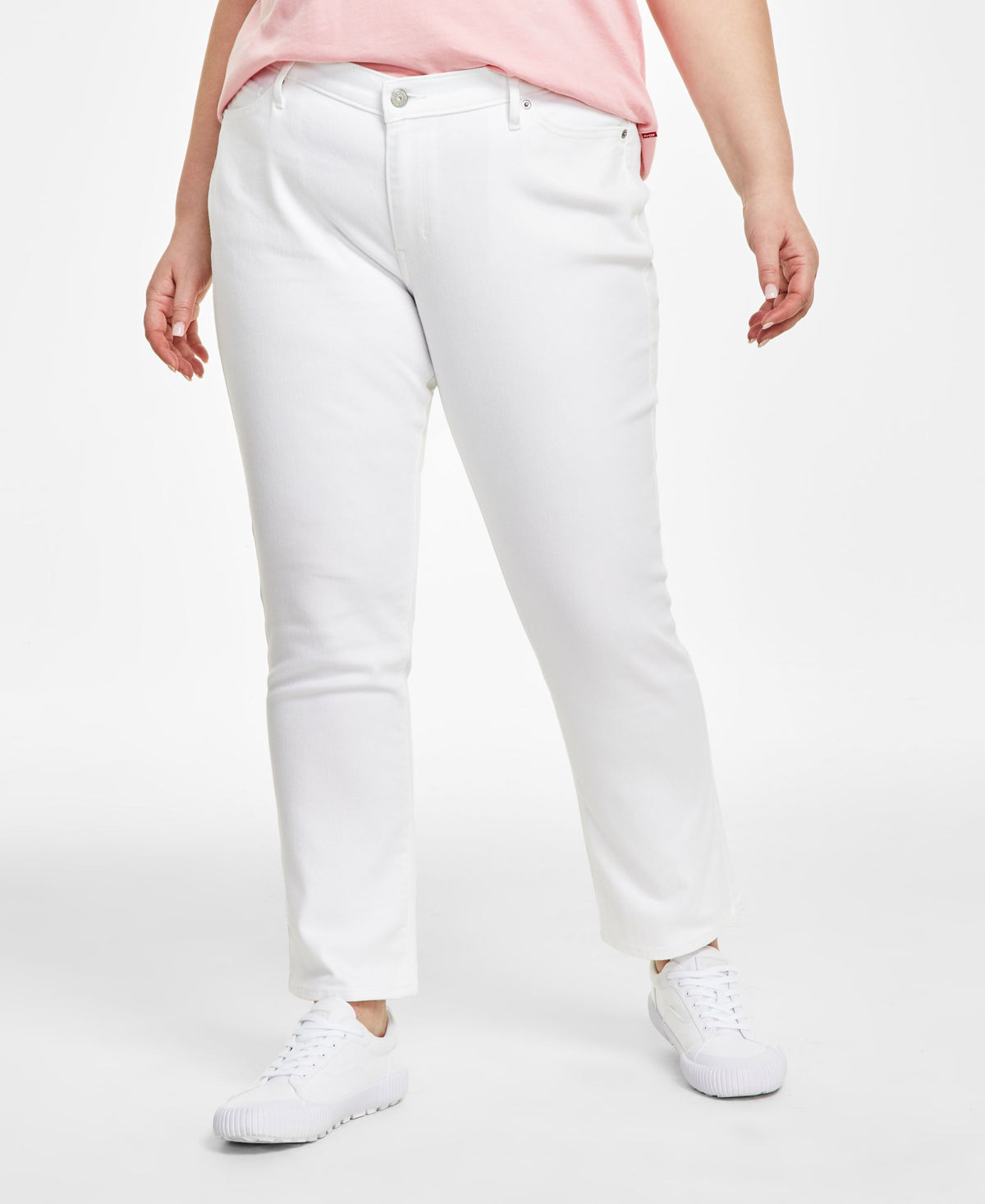 Trendy Plus Size Classic Straight Leg Jeans