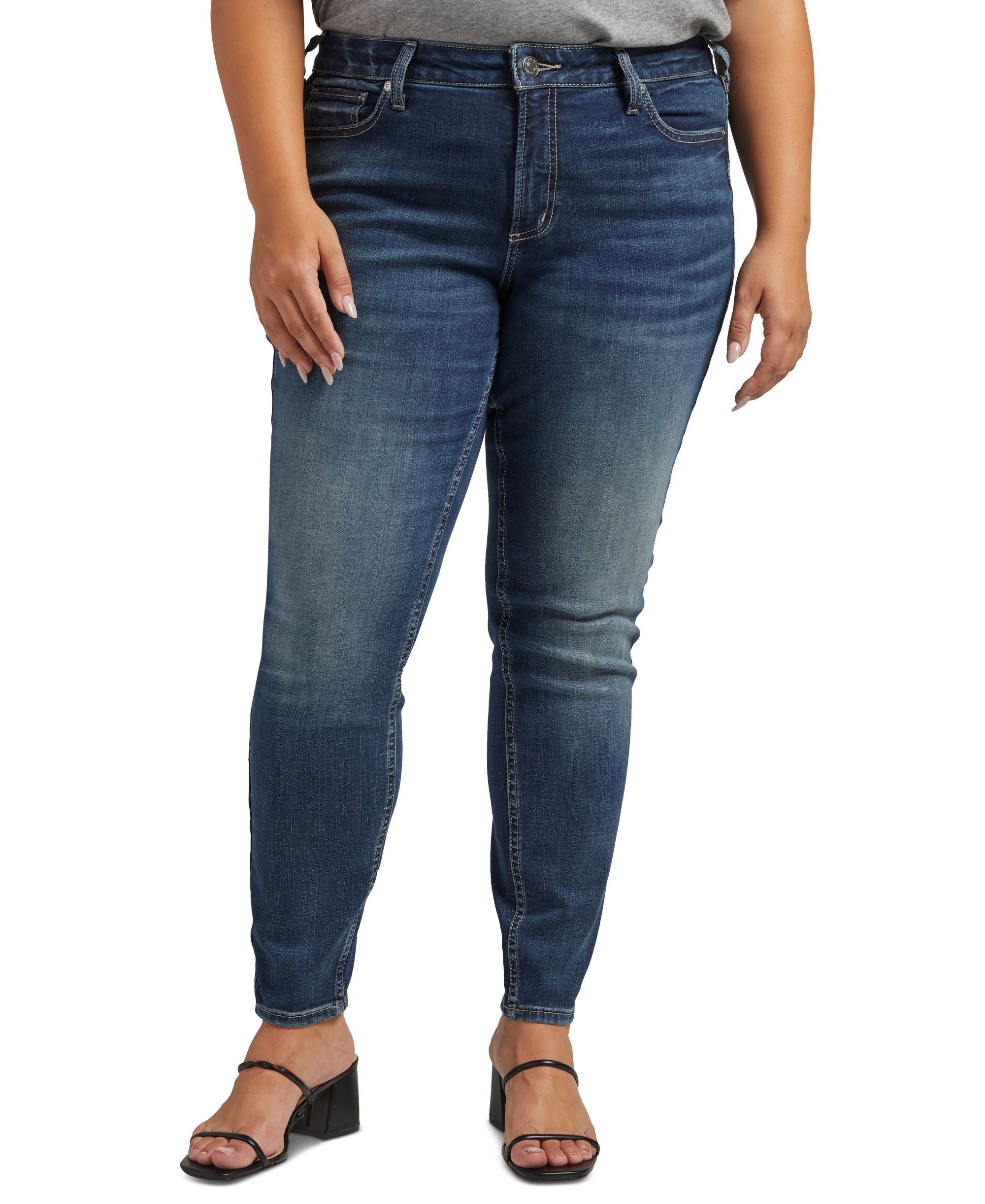 Trendy Plus Size Suki Mid-Rise Skinny Jeans