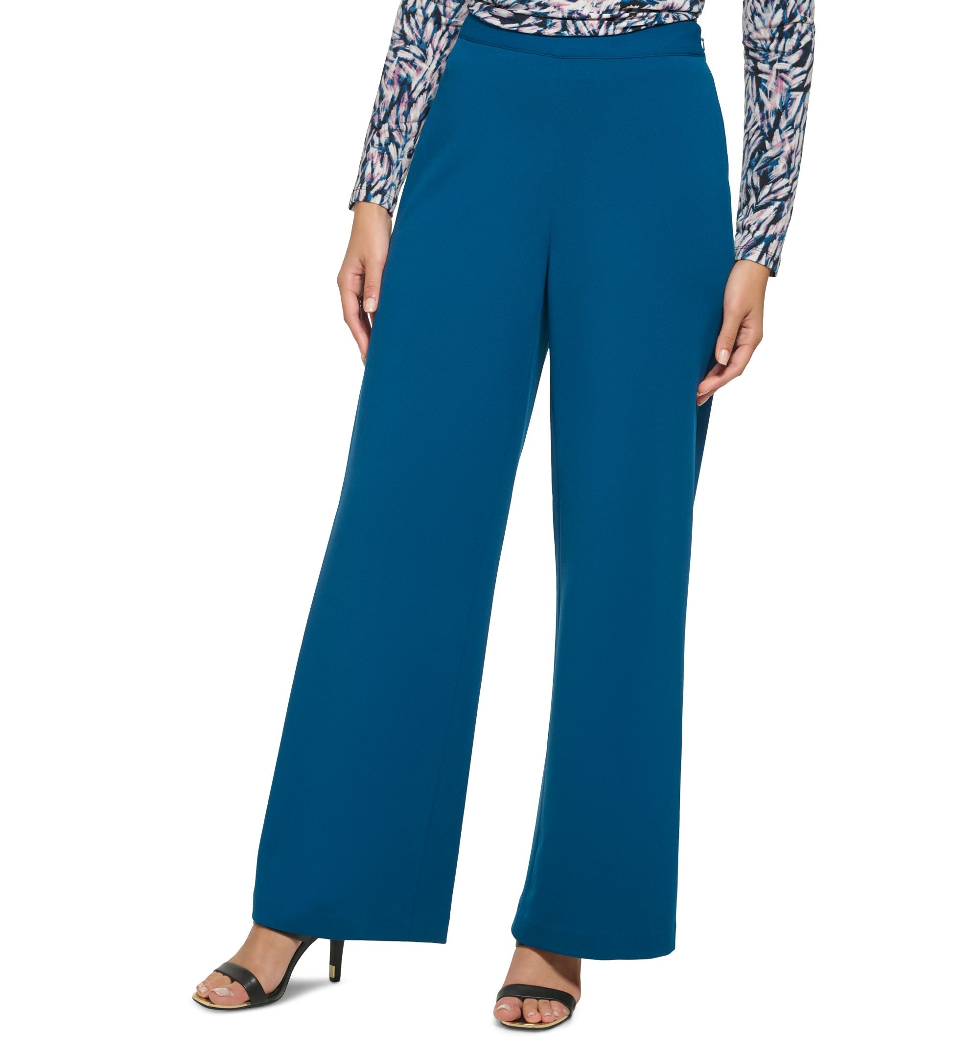 Women's Side-Zip Wide-Leg Pants