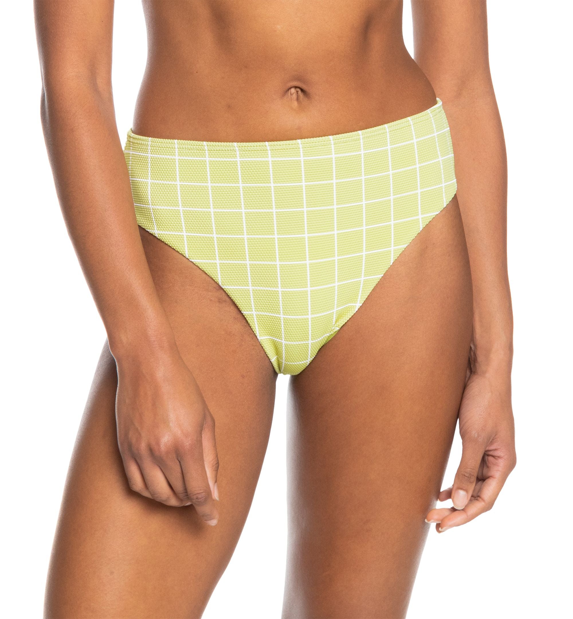 Juniors' Salty Shine Printed High-Leg Bikini Bottoms
