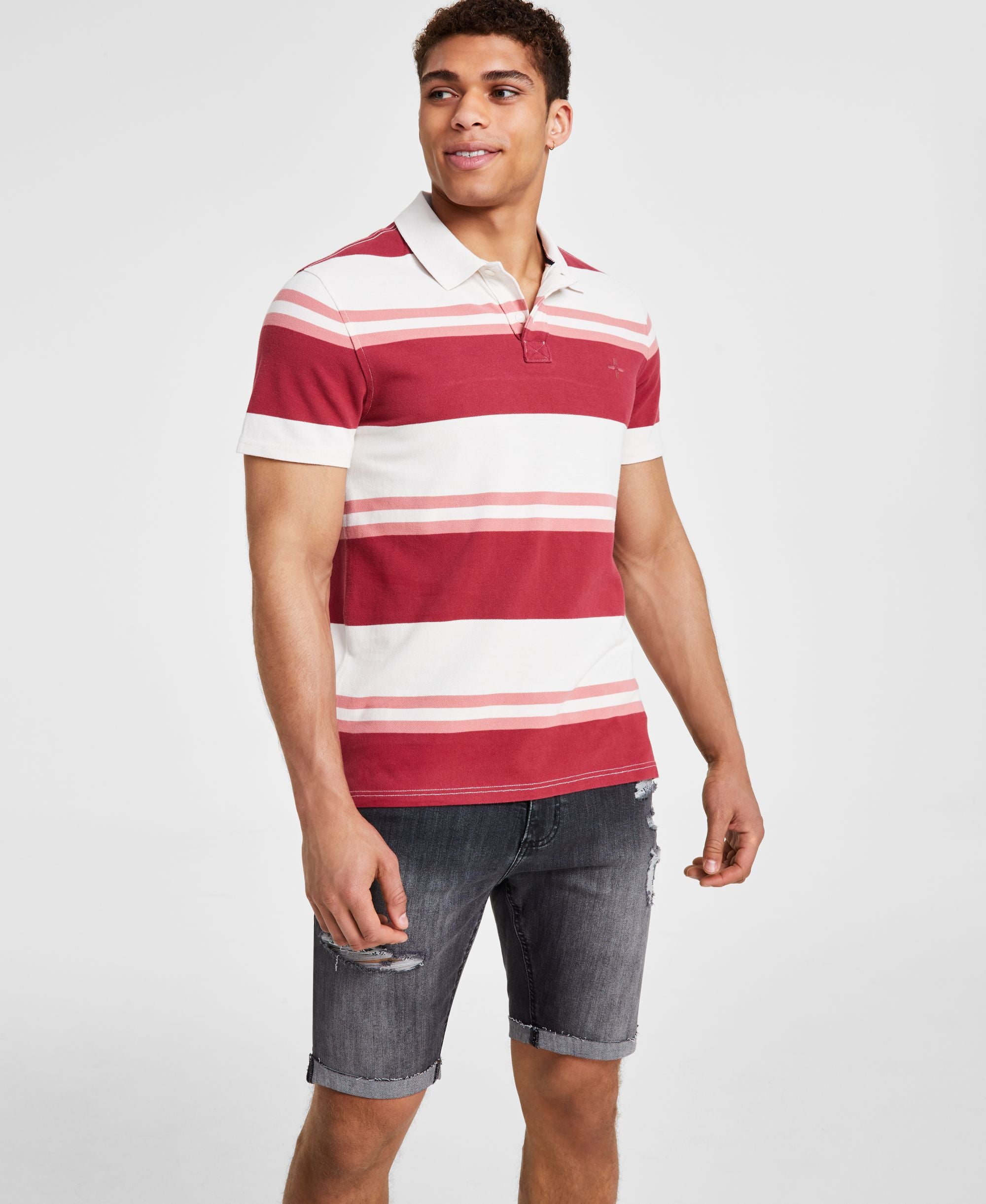 Men's Simon Stripe Polo