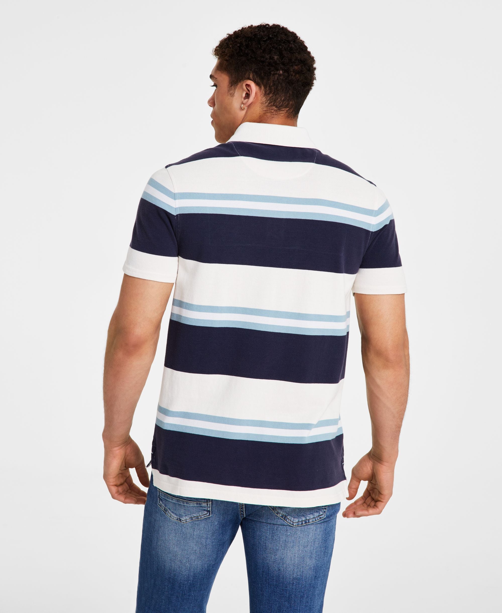 Men's Simon Stripe Polo