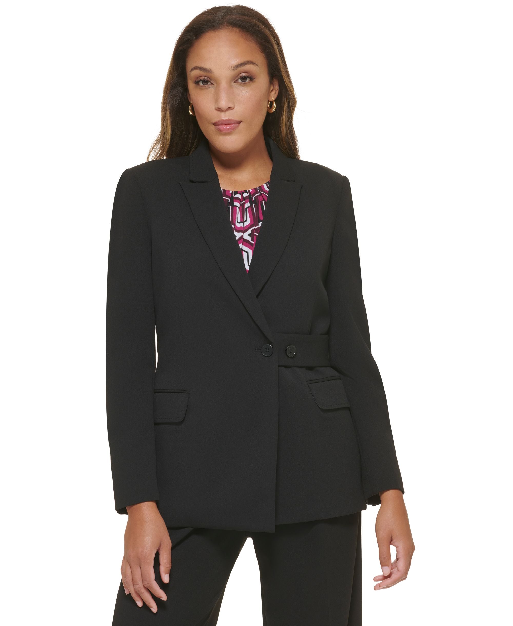 Women's Side Button Blazer