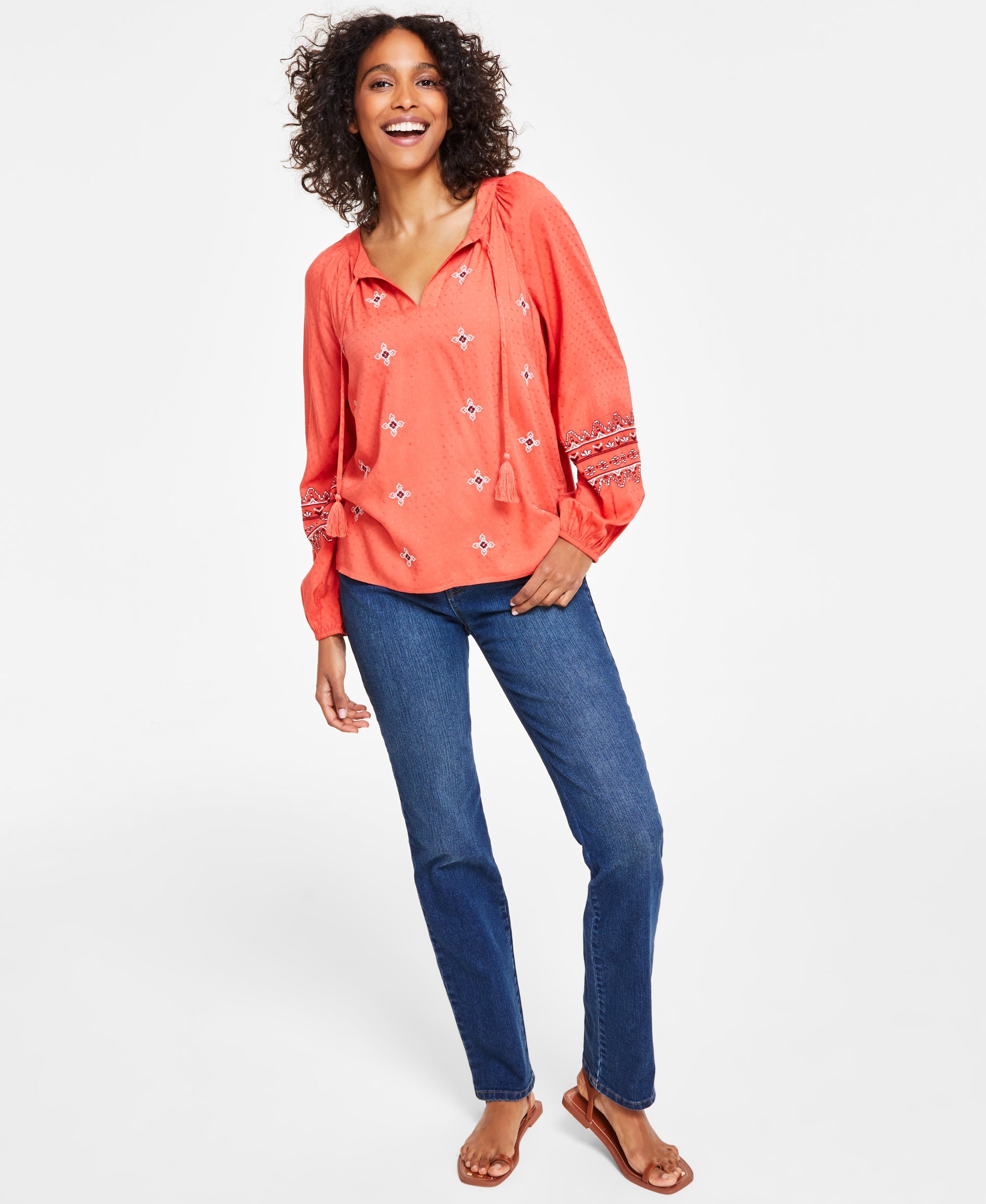 Women's Straight-Leg Jeans in Regular, Short and Long Lengths