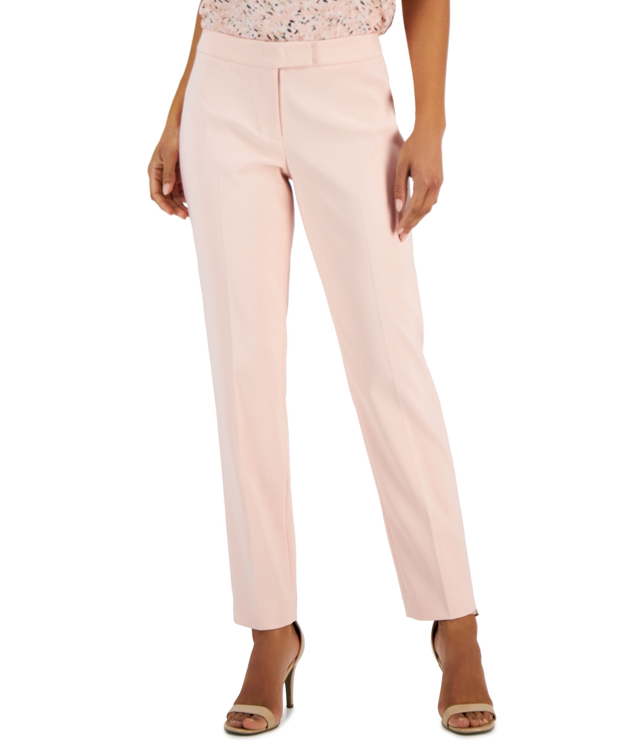 Women's Straight-Leg Asymmetrical-Close Bowie Pants