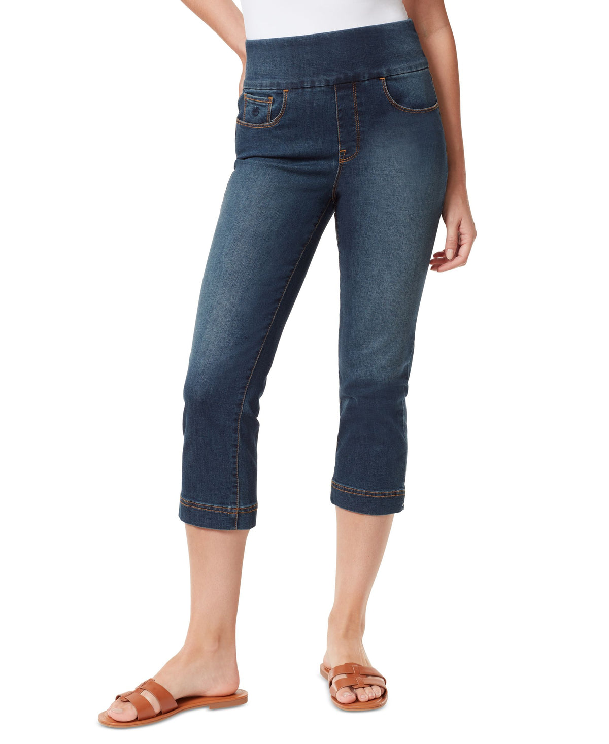 Gloria Vanderbilt Amanda Pull On Capri Jeans