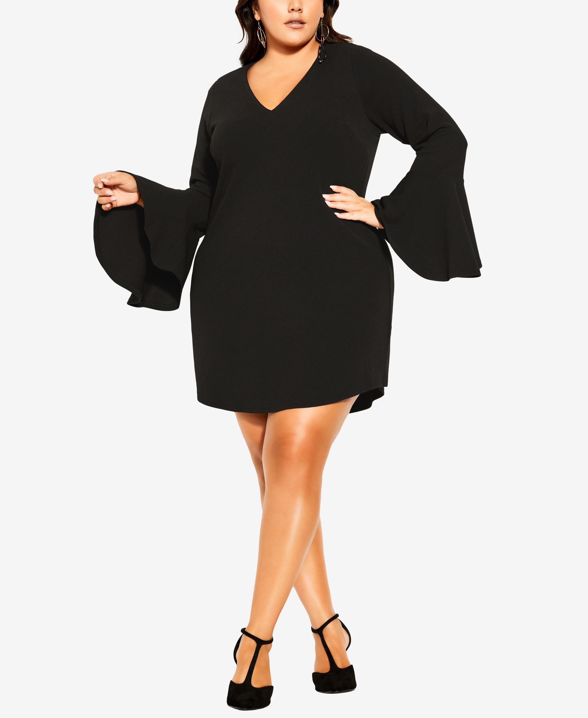 Trendy Plus Size Ryan Long Sleeve Dress