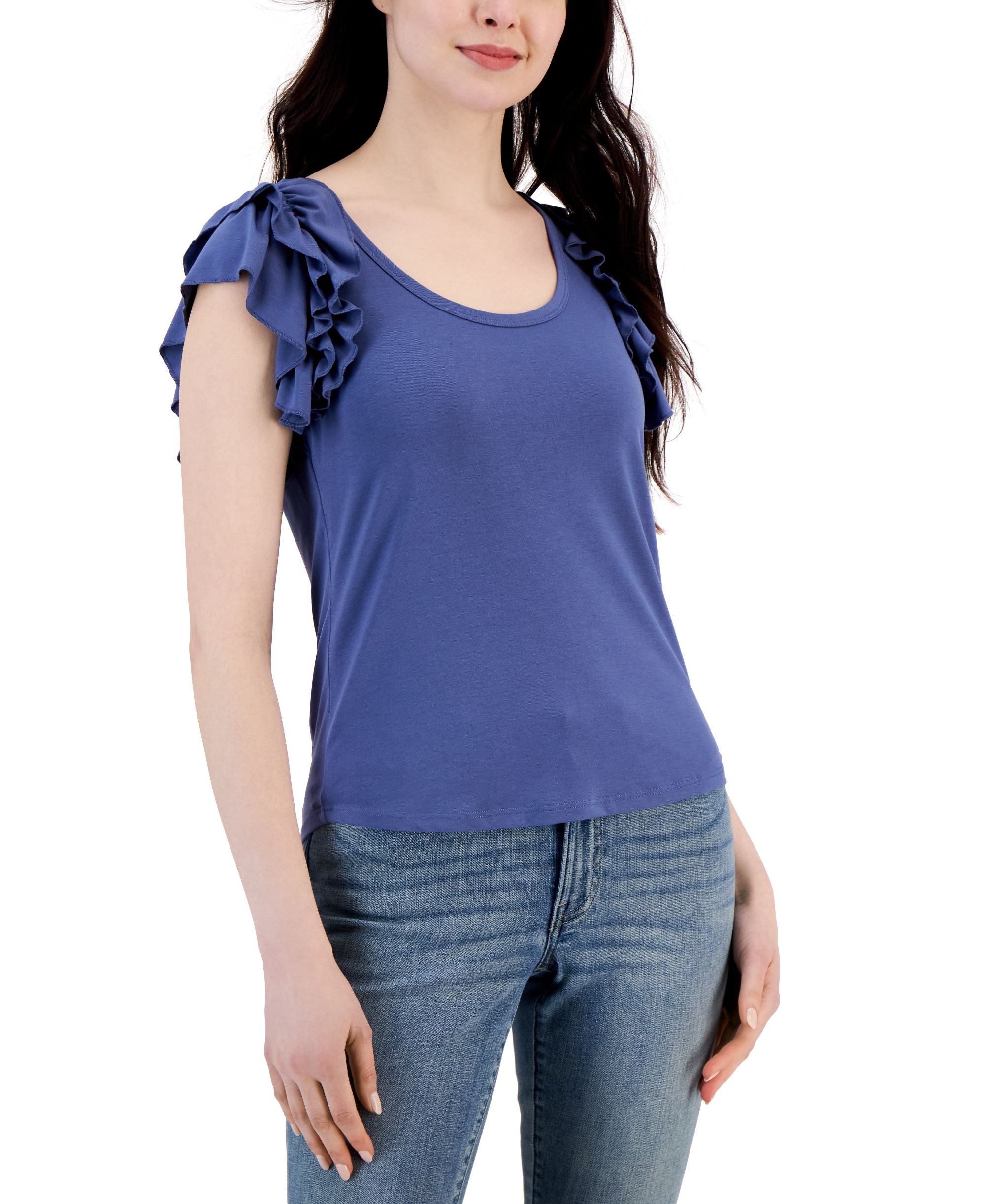 Women's Flutter-Sleeve Tank Top
