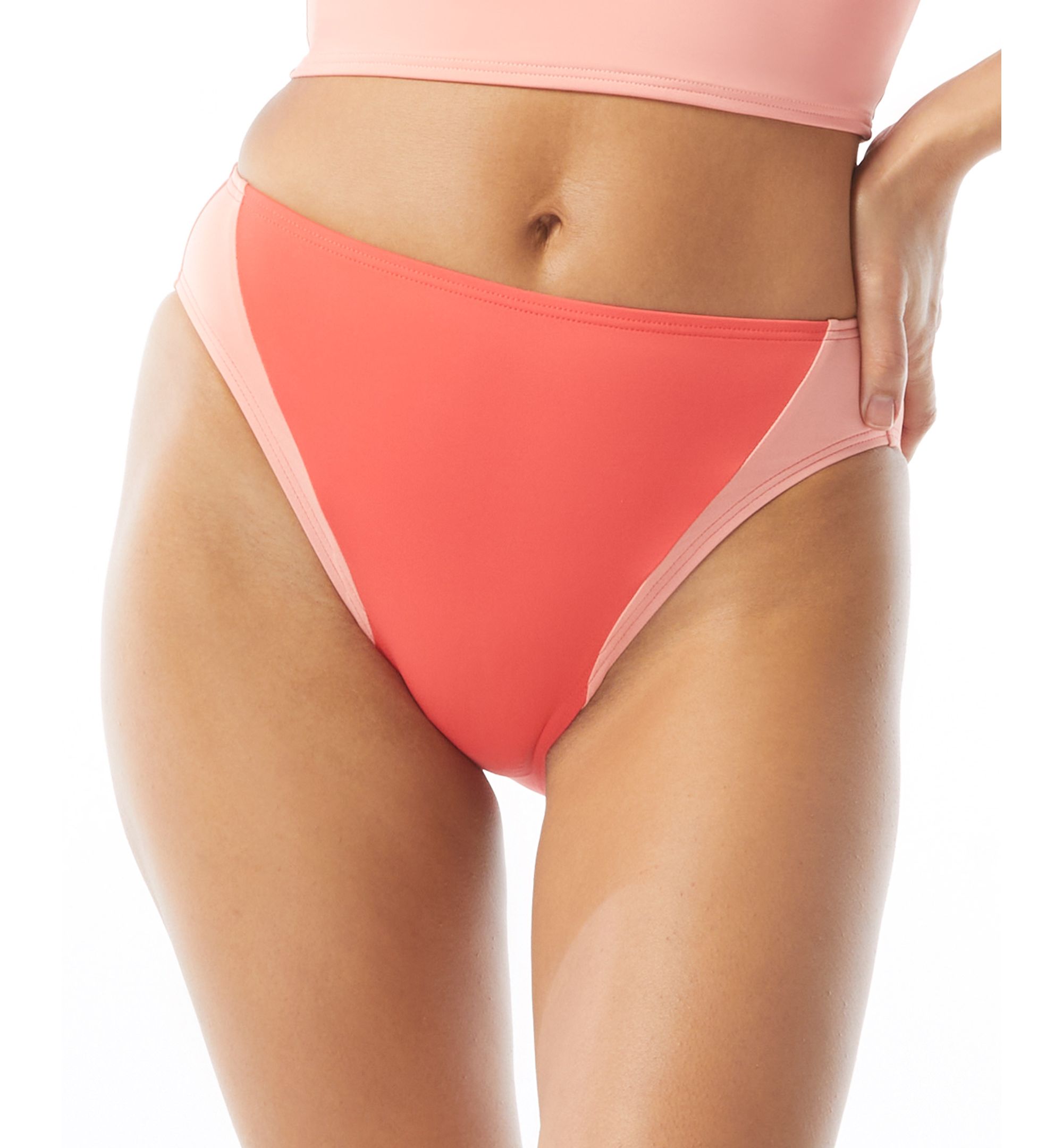 Sunblock High-Leg Bikini Bottoms