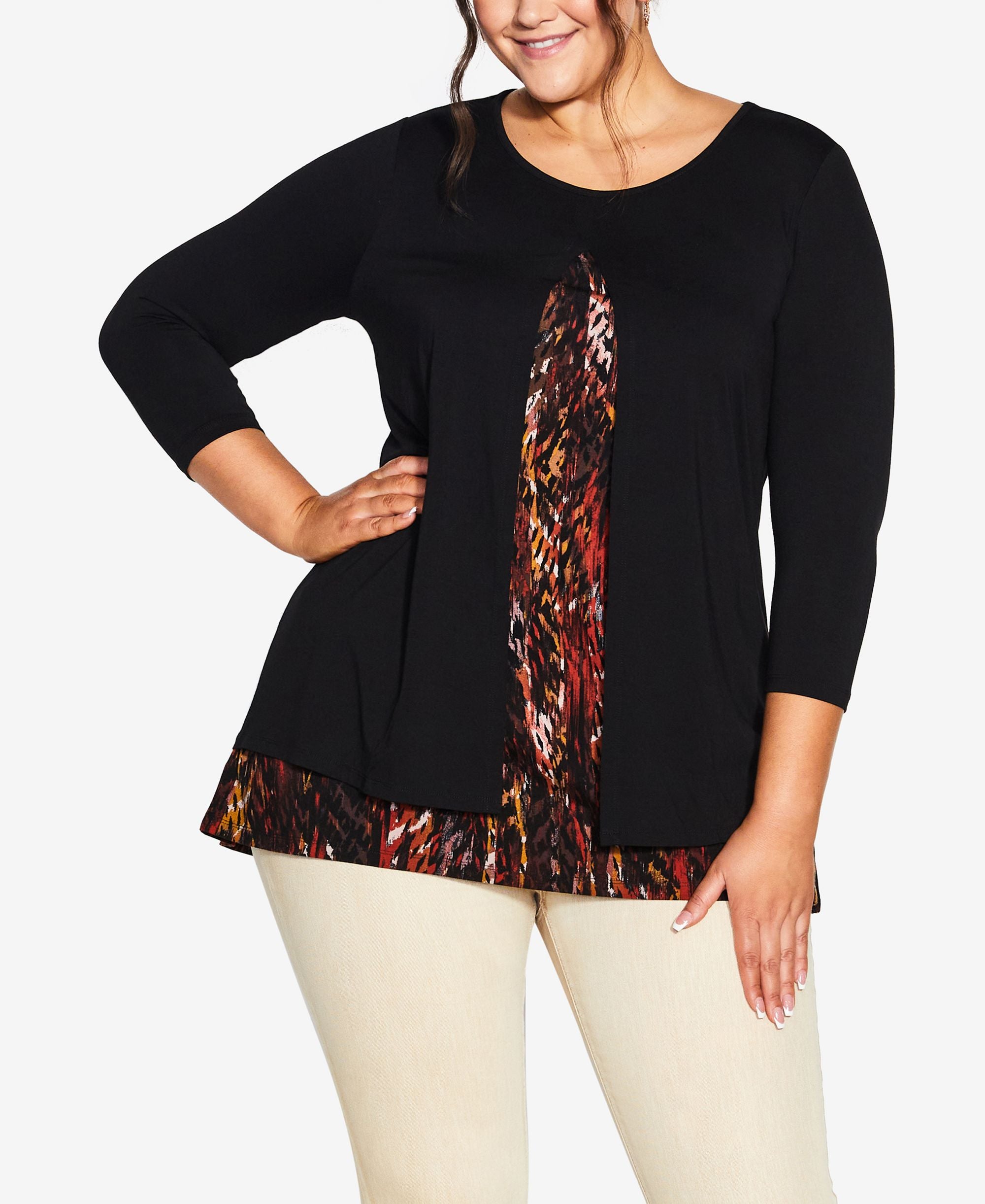 Plus Size Alex Print Tunic
