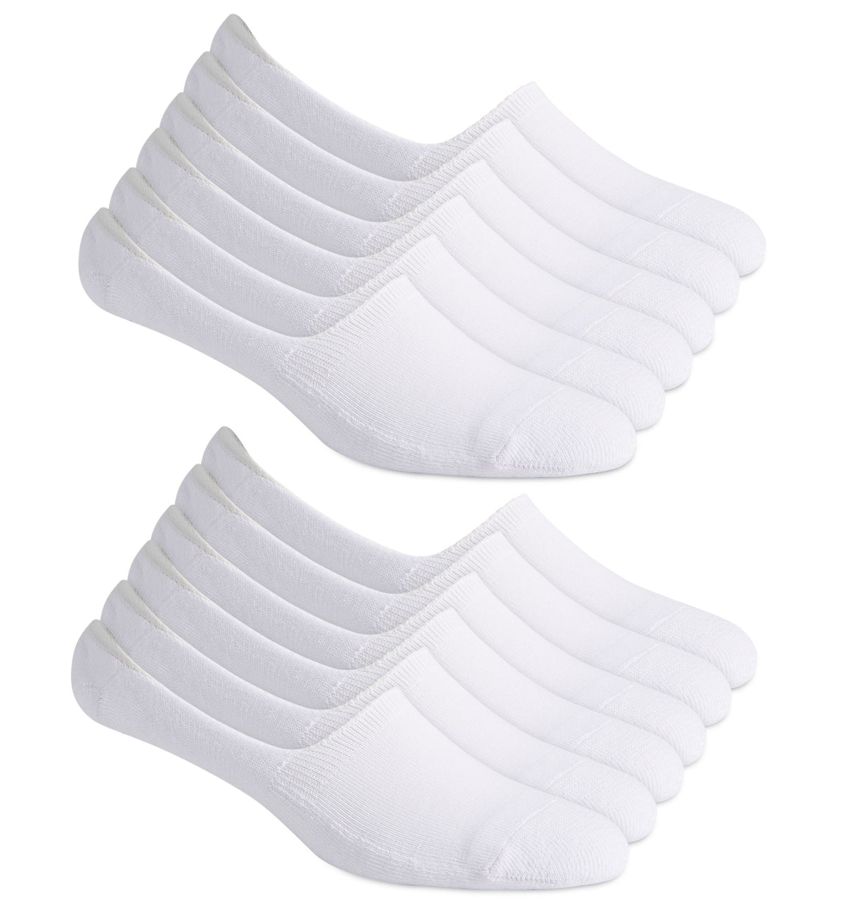 Men's No Show Socks, 12 pack