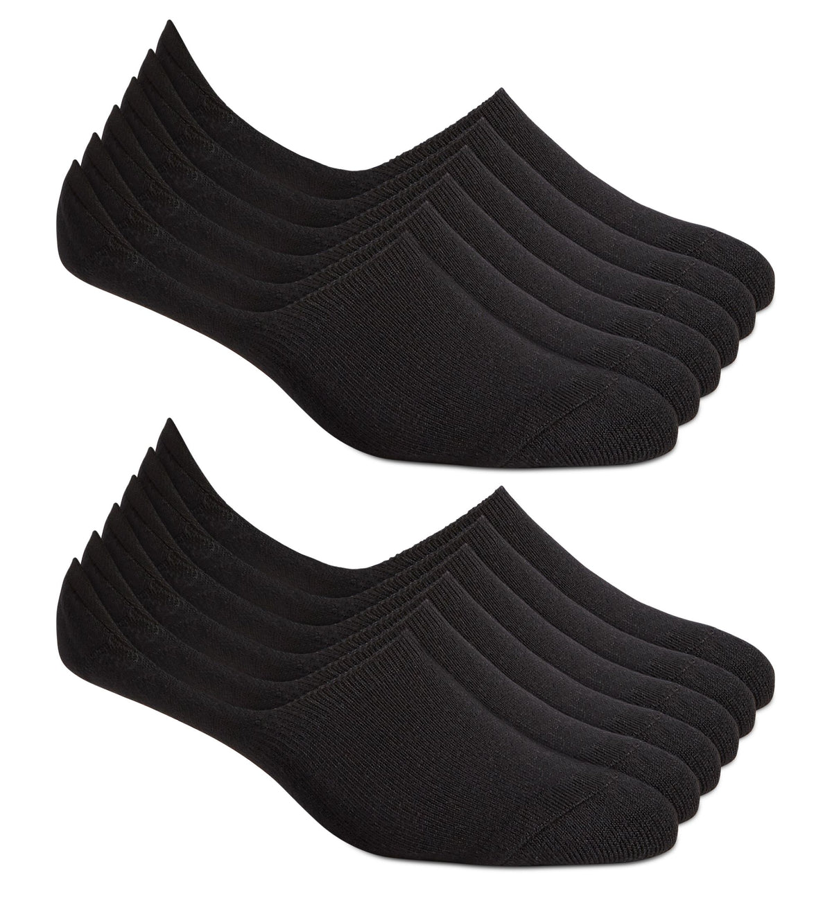 Men's No Show Socks, 12 pack