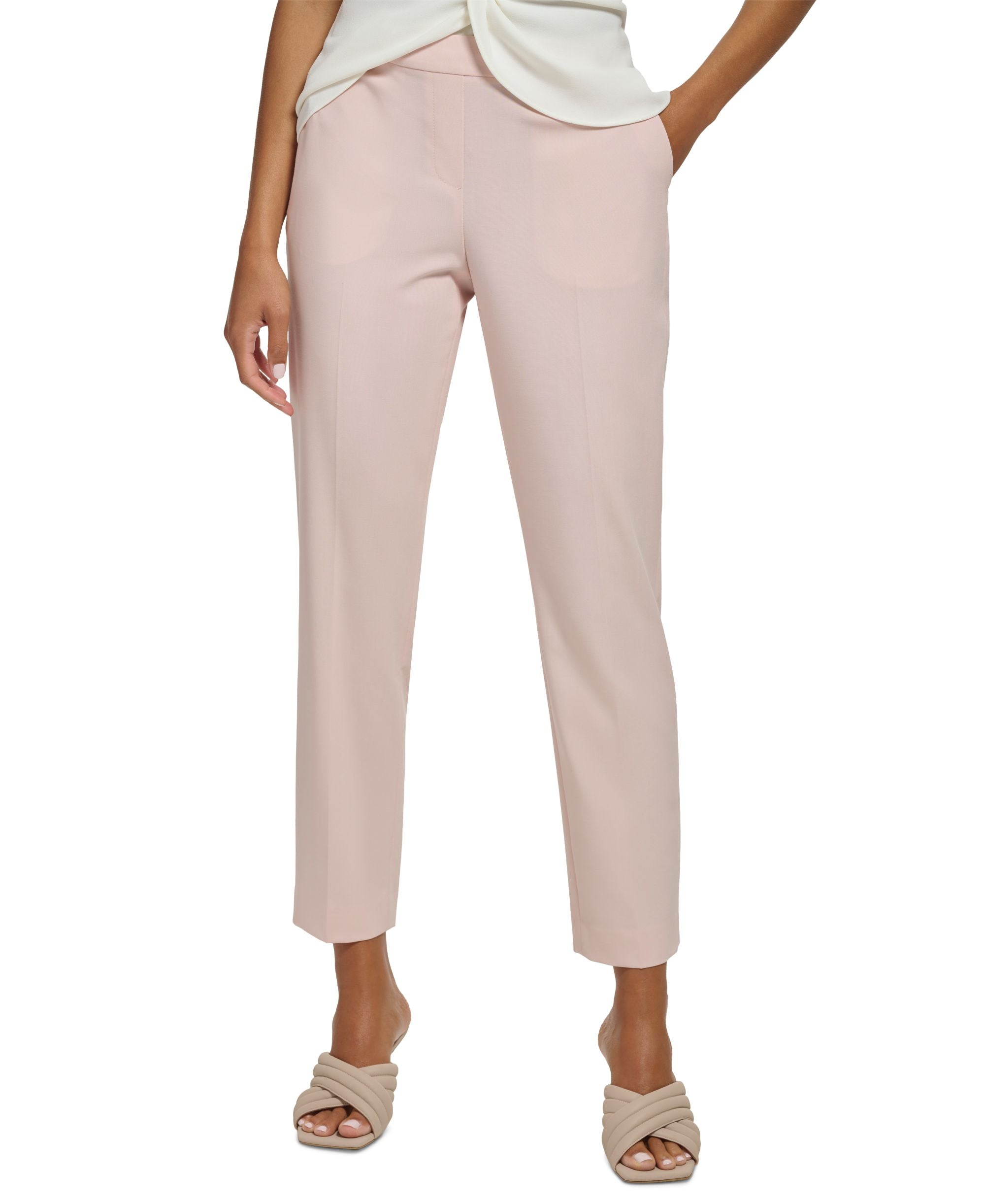 Women's Infinite Stretch Straight-Leg Ankle Pants