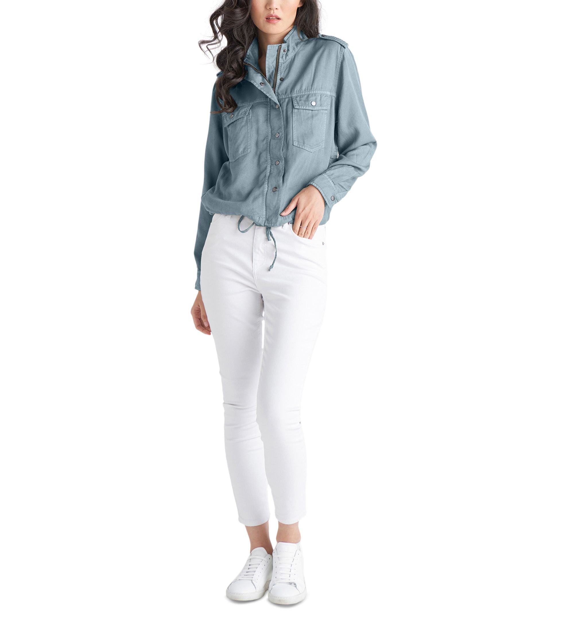 Women's Long Sleeve Tencel Jacket