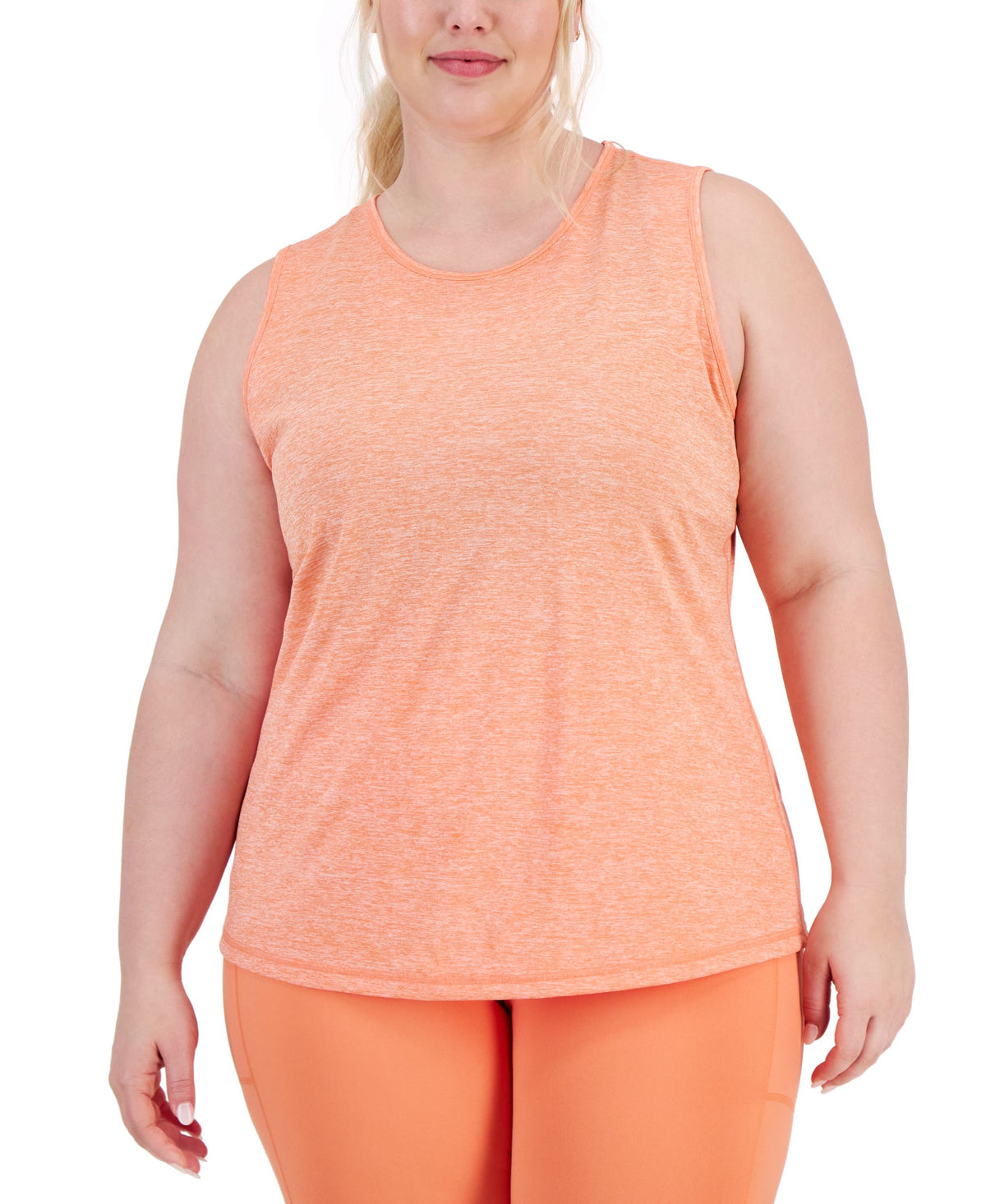 Plus Size Keyhole-Back Tank Top