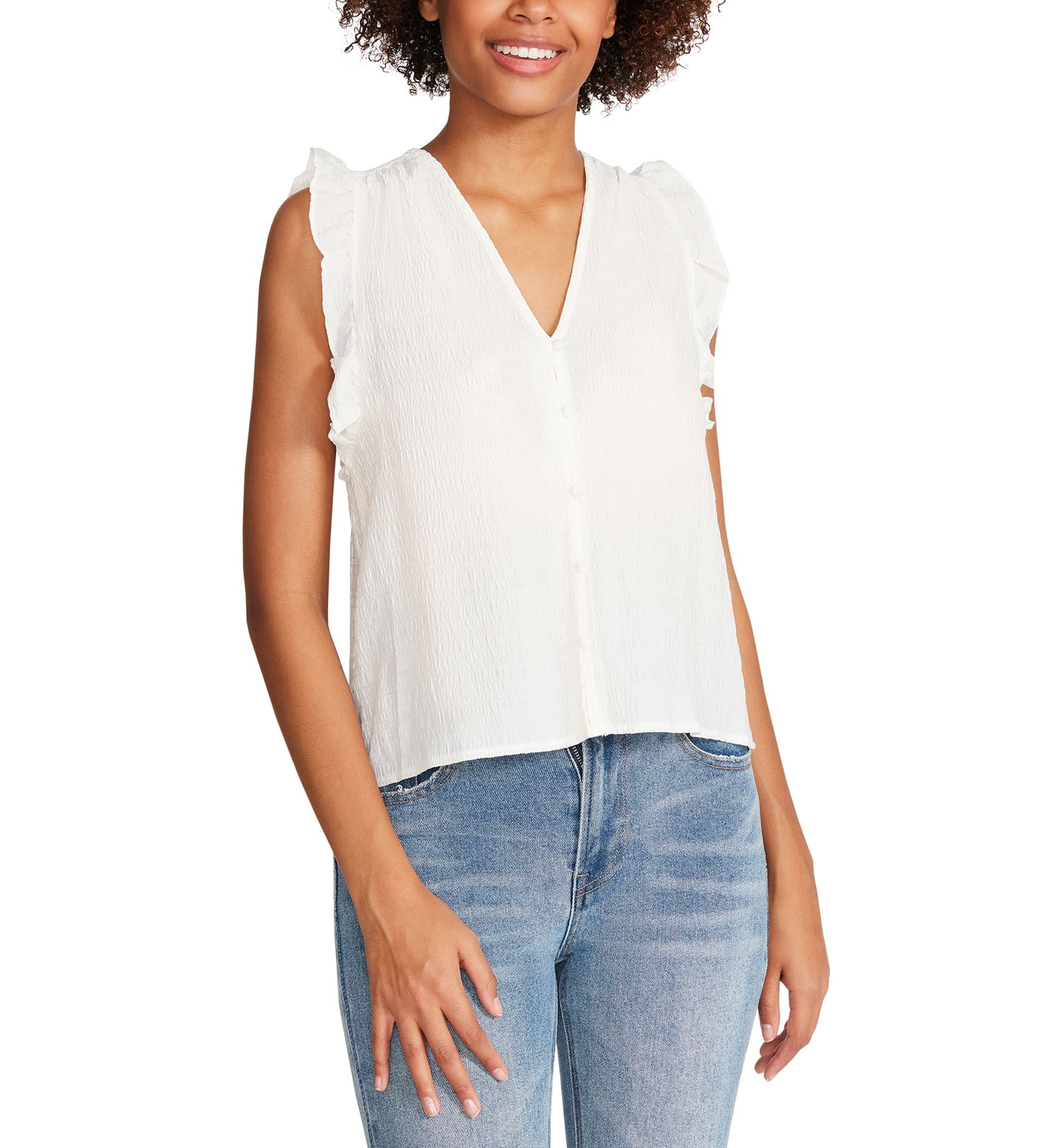 Women's Loretta Ruffled Smocked Blouse