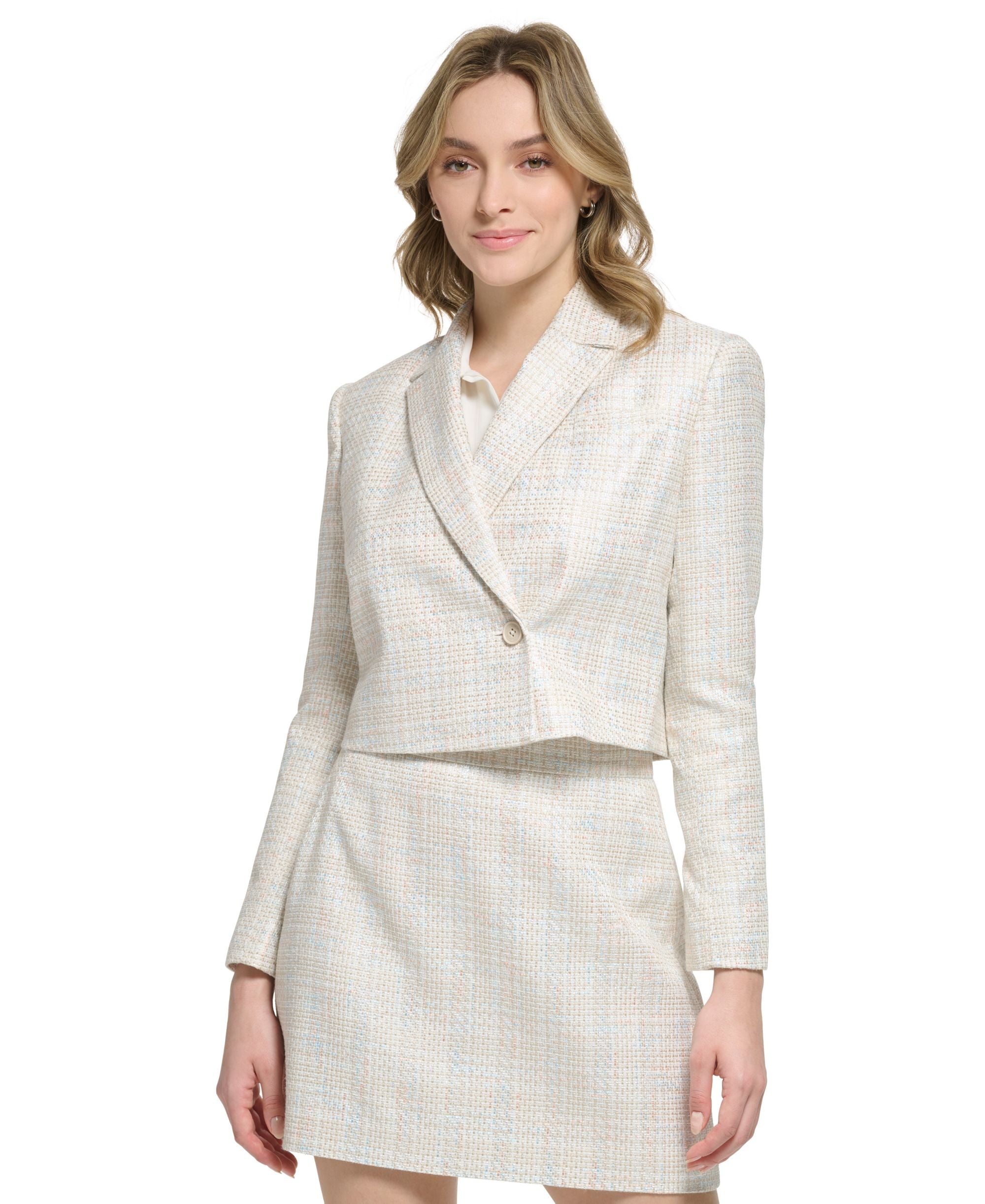 Women's X-Fit Rainbow Pastel Tweed Blazer