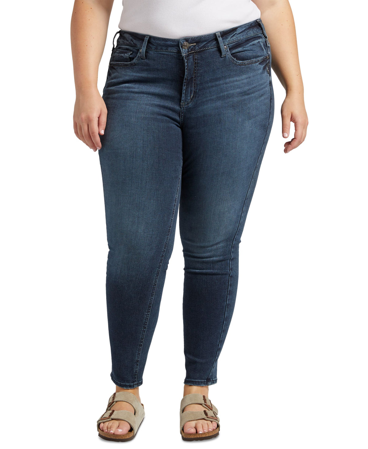 Plus Size Suki Skinny Mid Rise Jeans