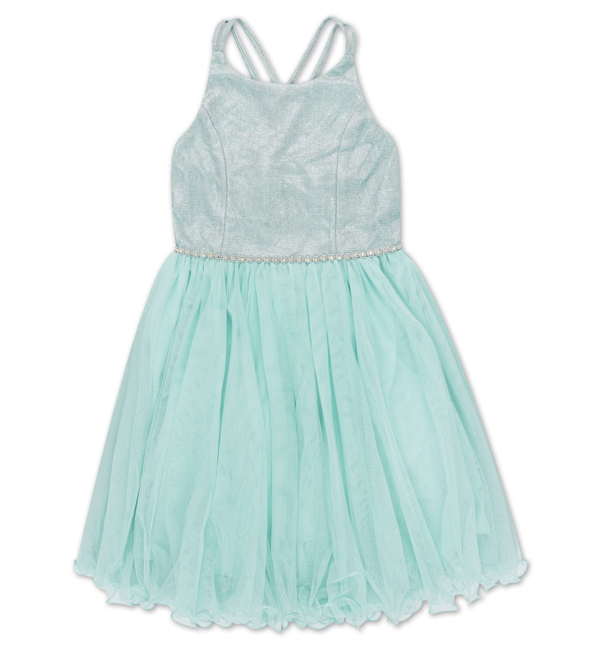 Speechless Big Girls Fit Flare Tulle Wire Hem Party Dress