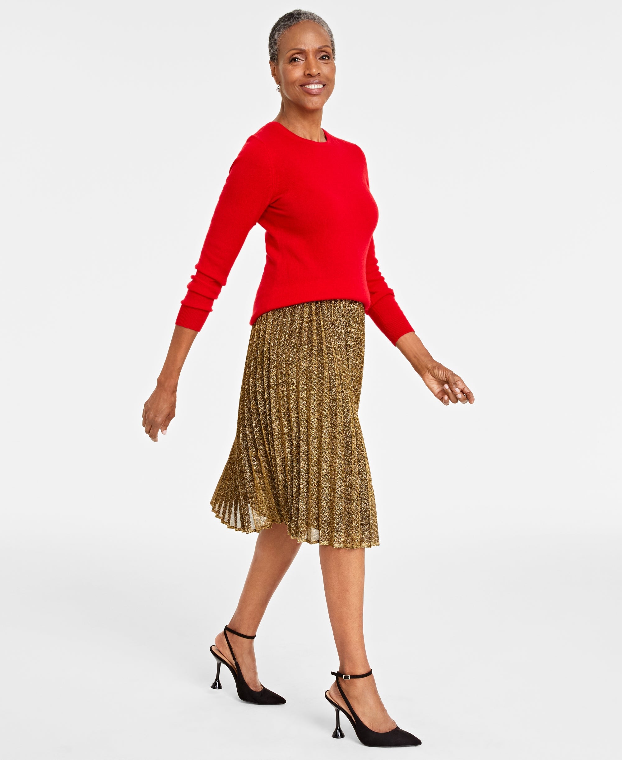 Women's 100% Cashmere Crewneck Sweater