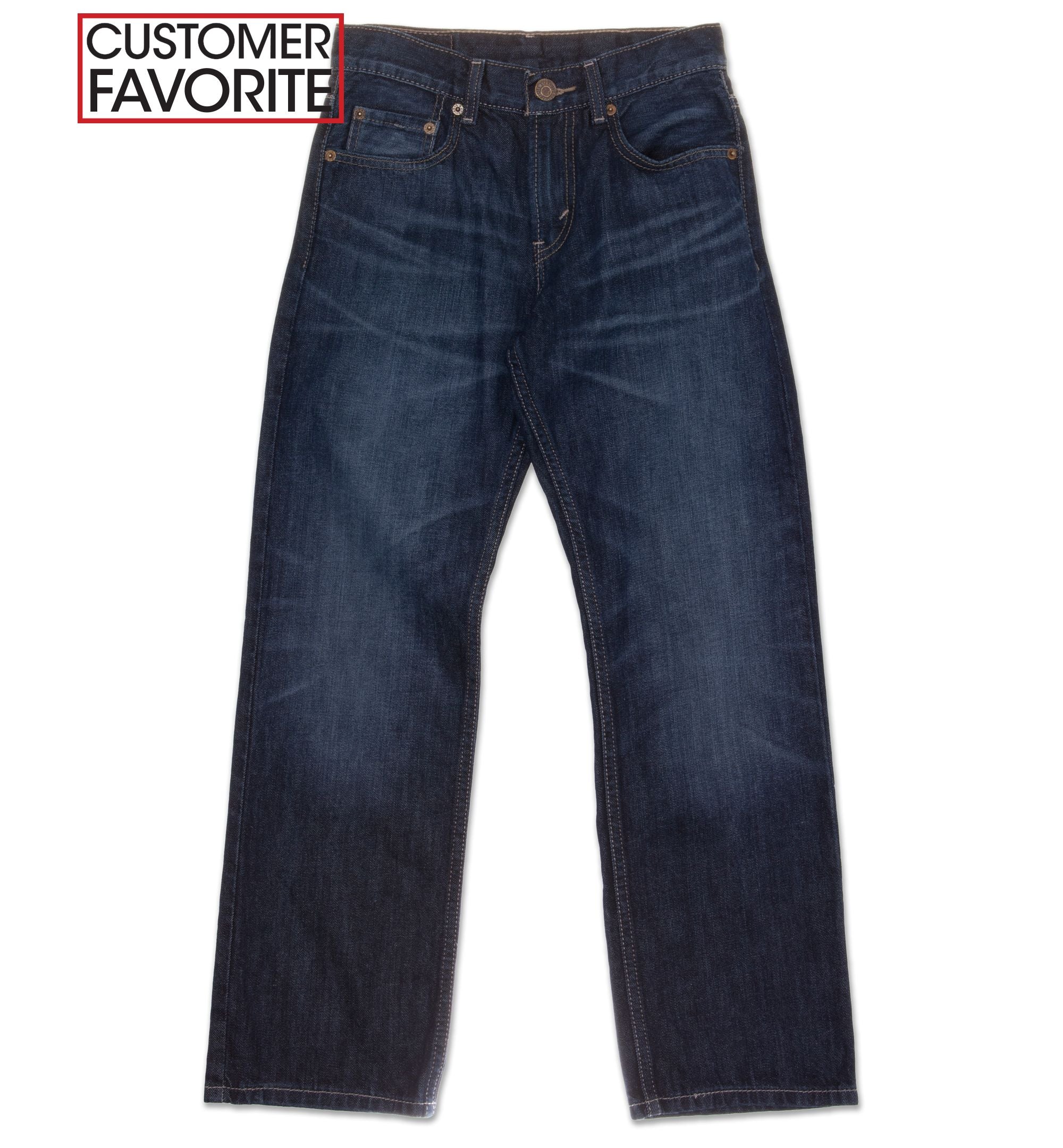 Levis 505 Regular Fit Jeans Big Boys