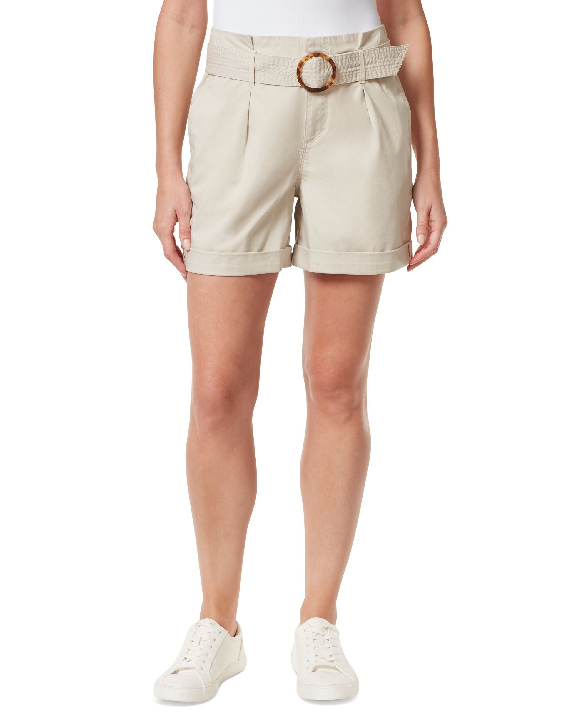 Women's 5" Vacation Pleated Cuffed Shorts
