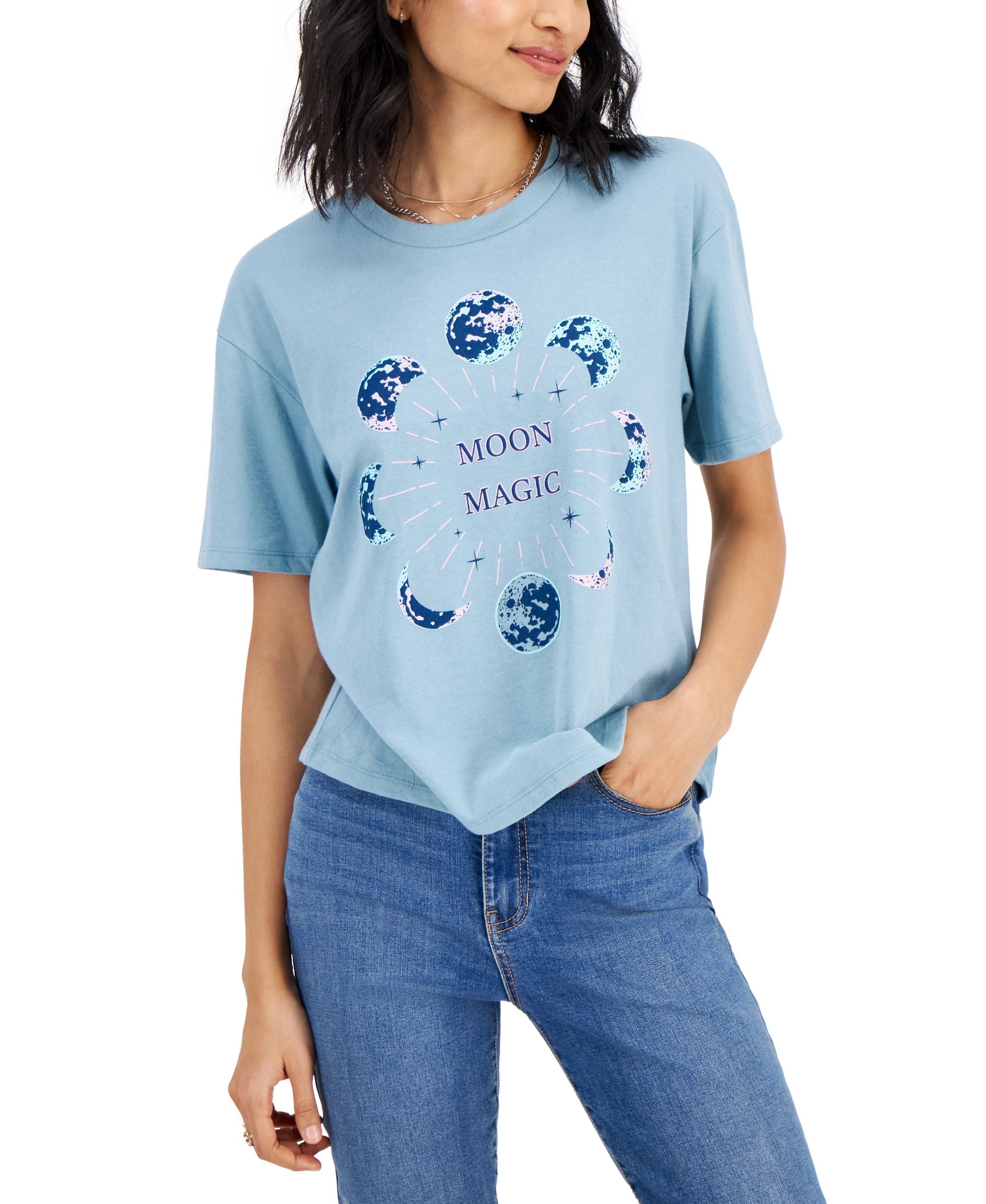 Juniors' Moon Magic Short-Sleeve T-Shirt