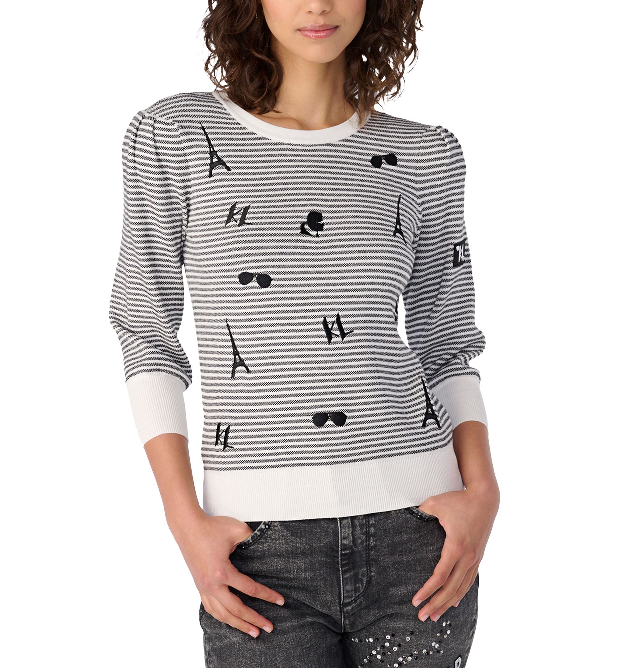 Women's Striped Signature Sweater
