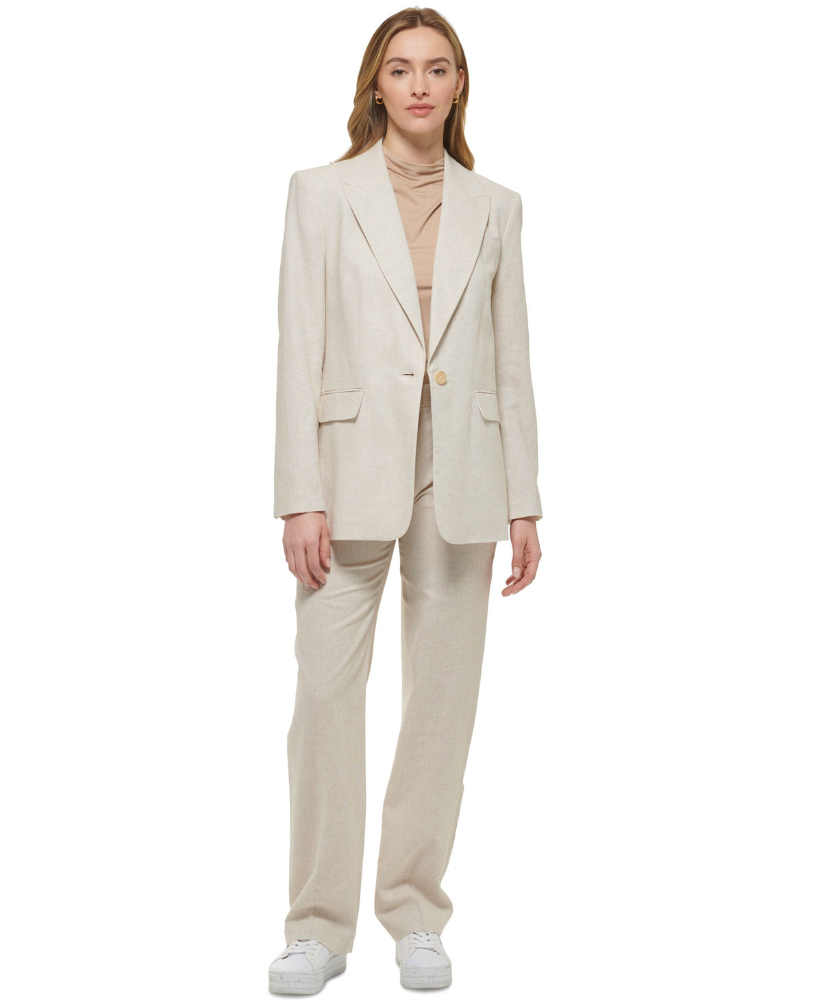 Women's X-Fit Wide Leg Linen Blend Pants