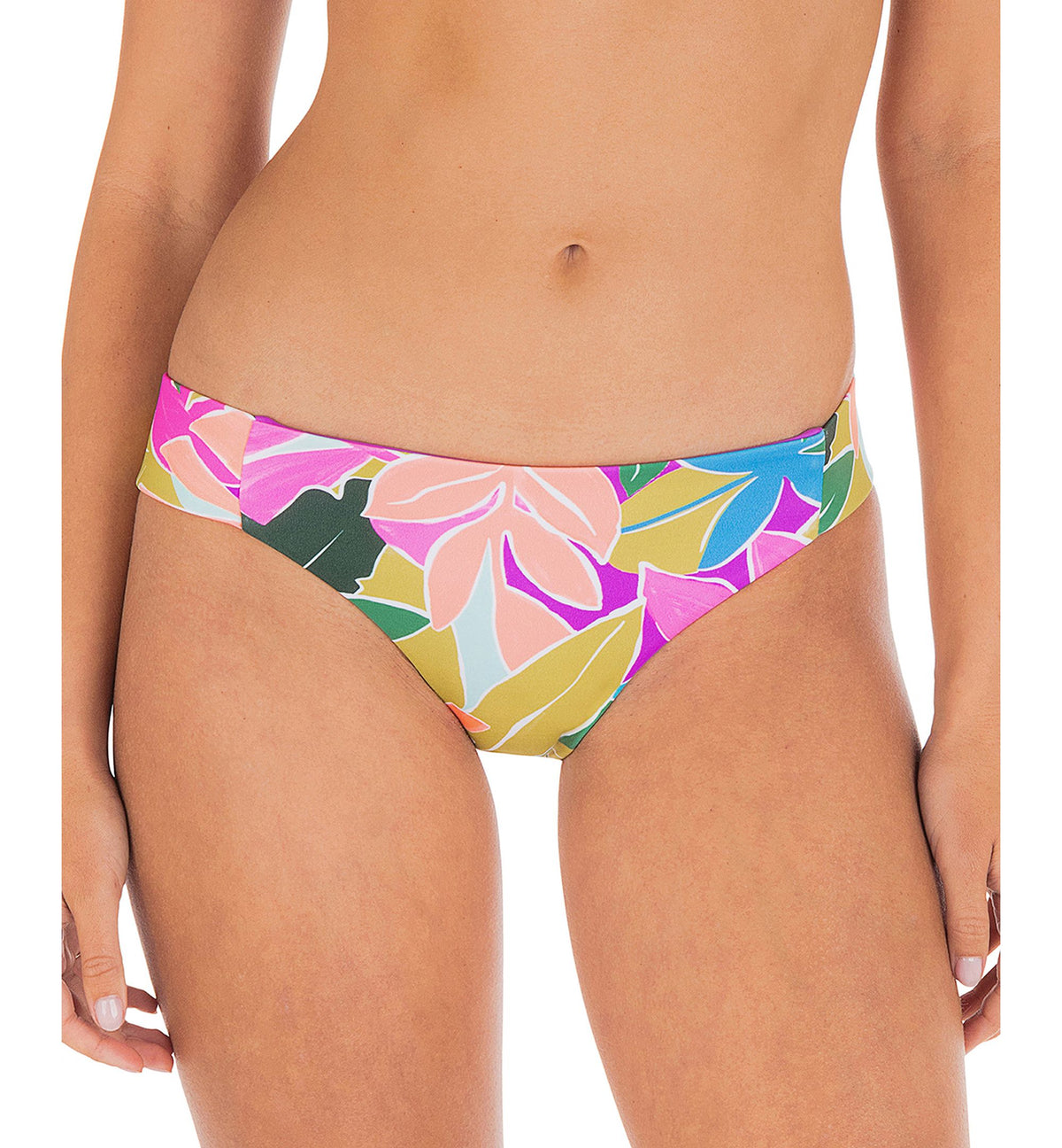 Juniors' Max Isla Moderate-Coverage Side-Tab Bikini Bottoms