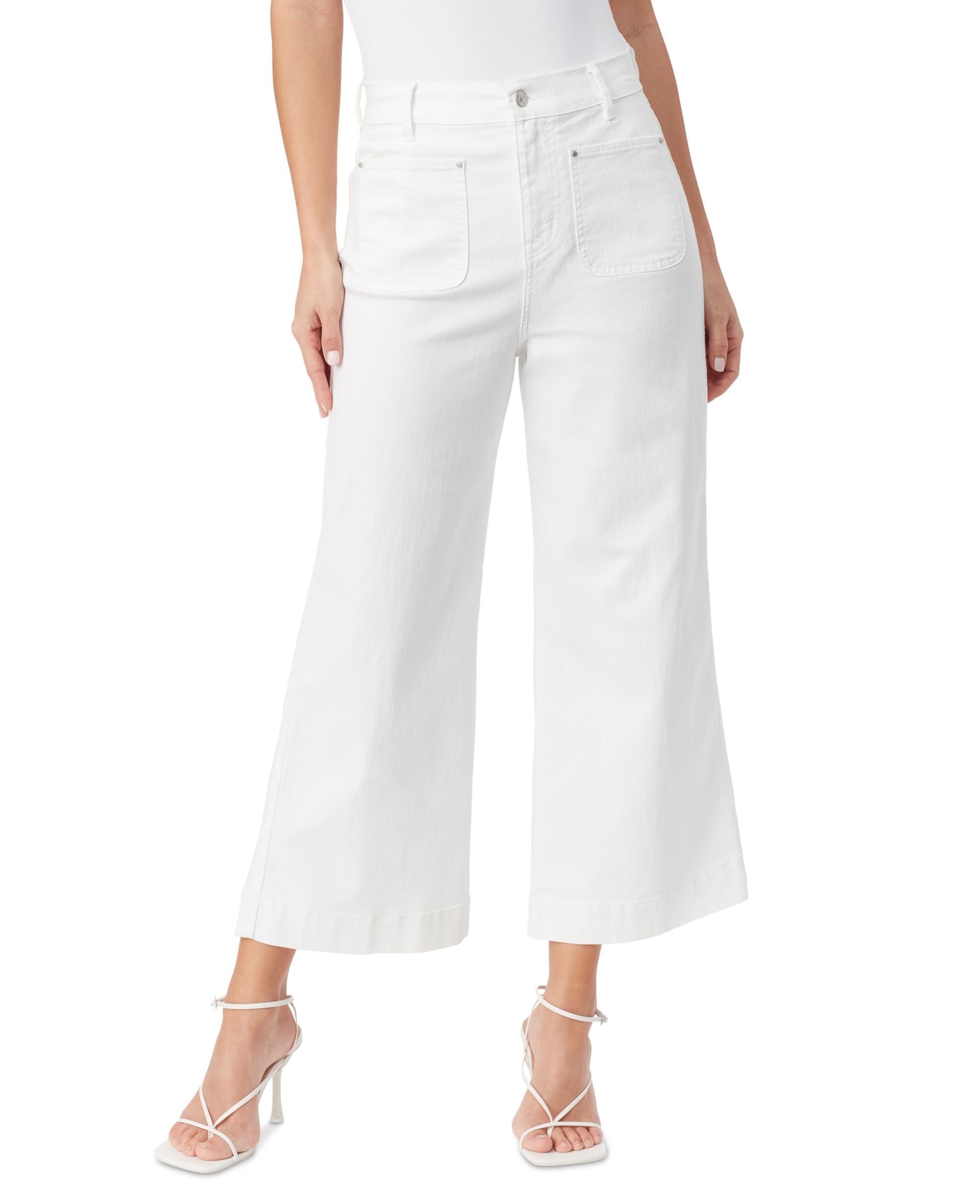Women's Gloria Vanderbilt x Christian Siriano Patch-Pocket Wide-Leg Jeans