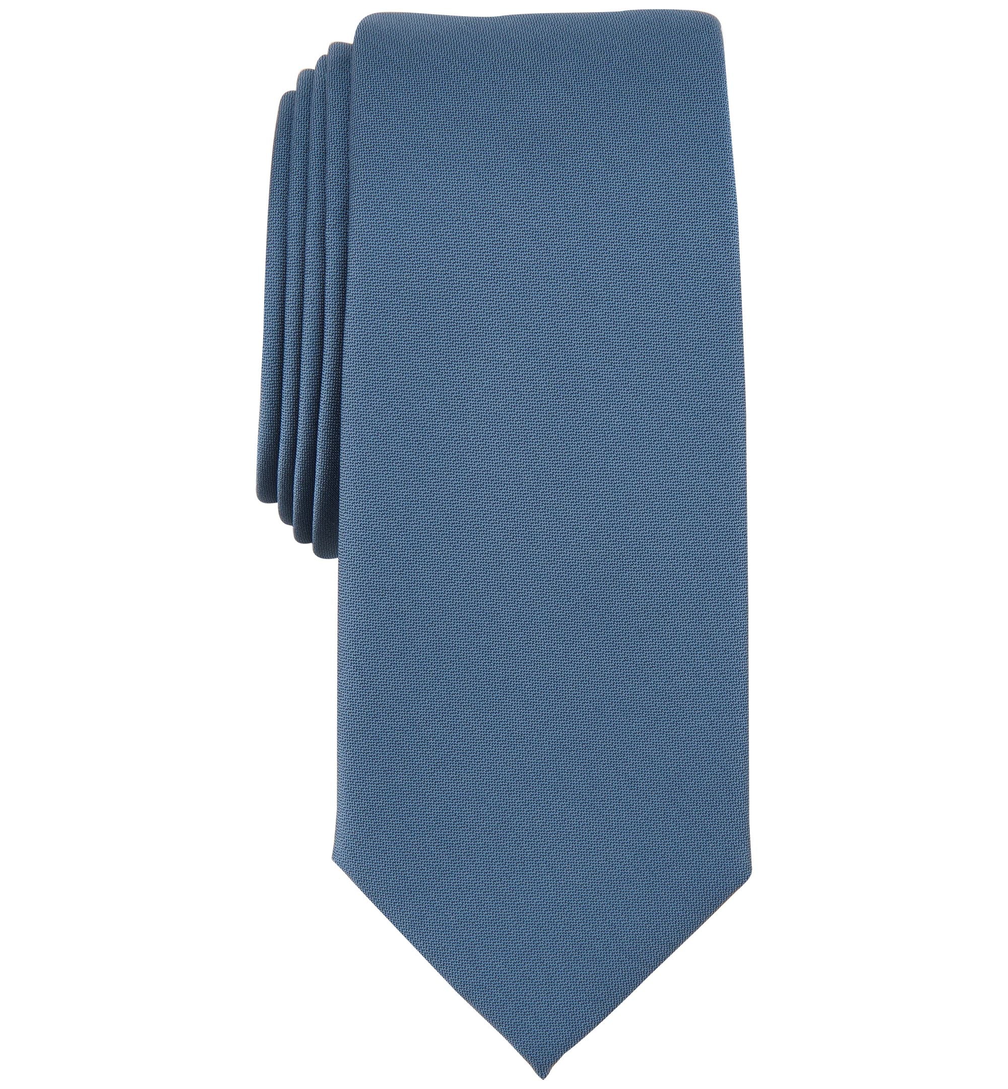 Men's Solid Texture Slim Tie
