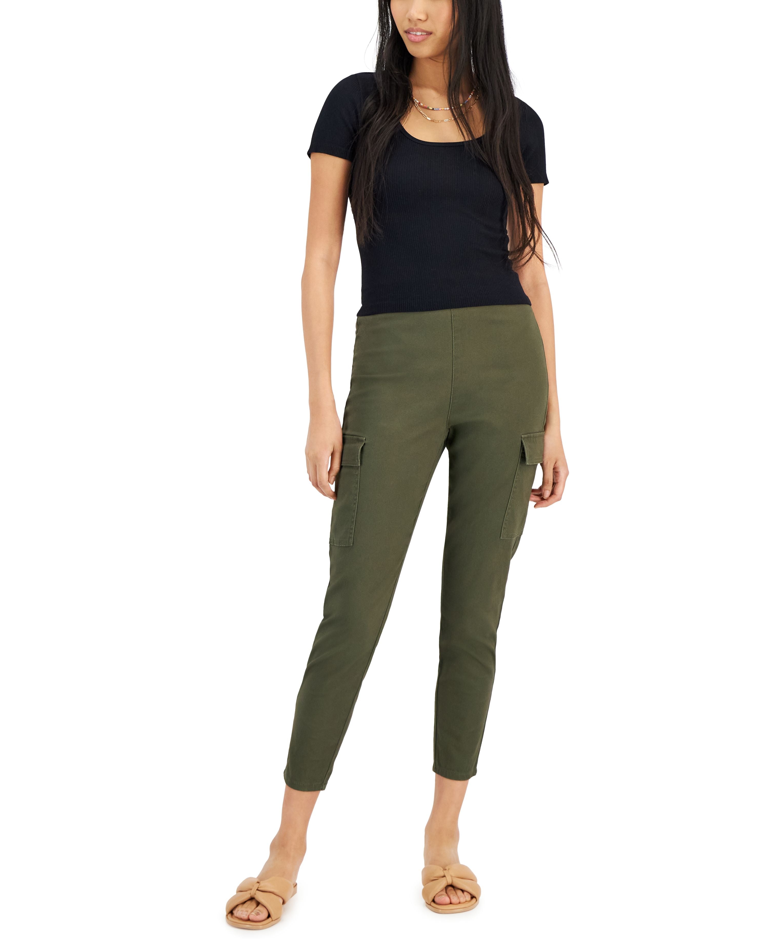 Juniors' Pull-On Skinny Cargo Pants