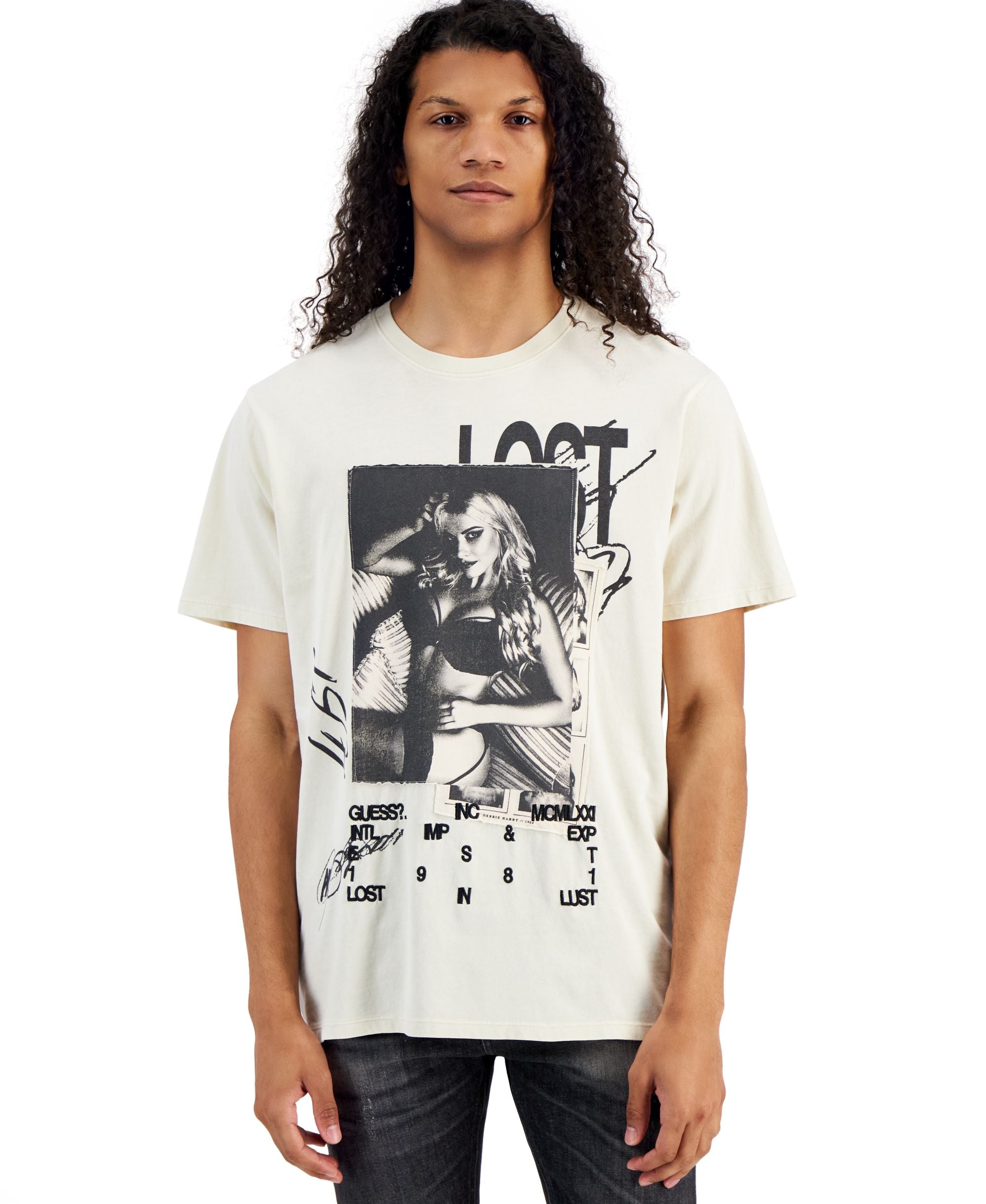 Men's Lost In Lust Short-Sleeve Graphic Crewneck T-Shirt