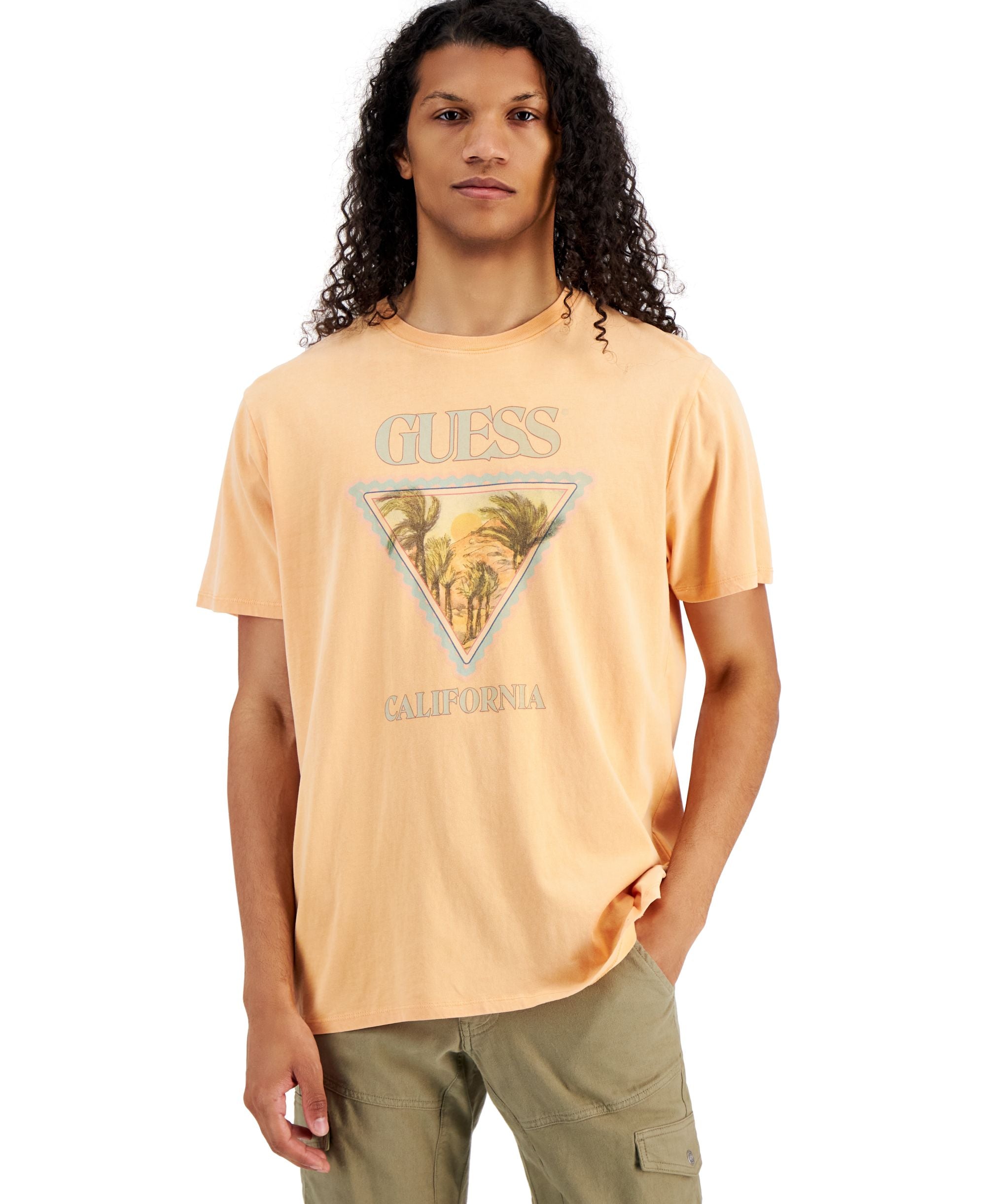 Men's Desert Graphic Short-Sleeve Crewneck T-Shirt