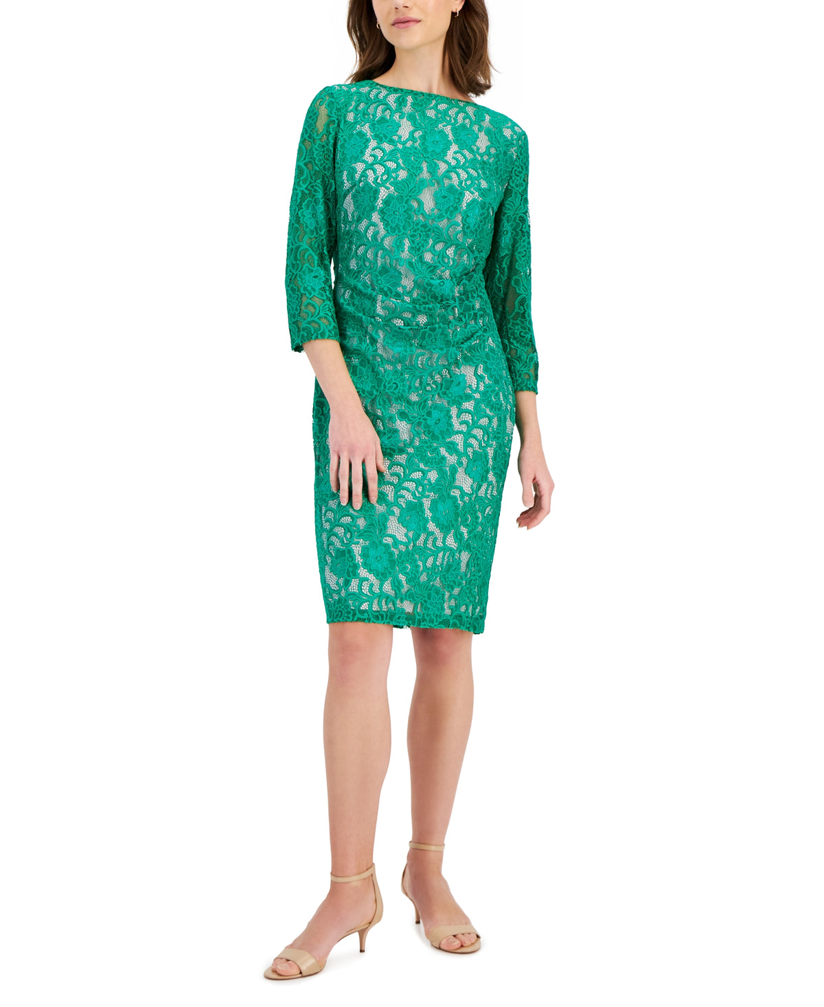 Women's Laurissa Lace 3/4-Sleeve Sheath Dress