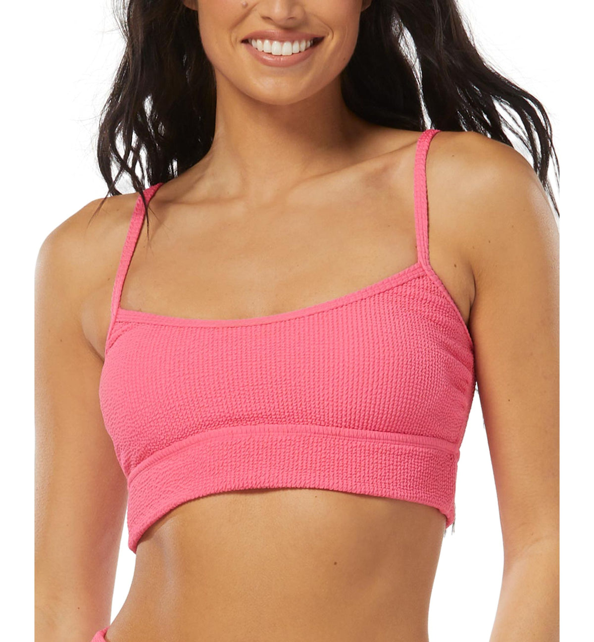 Women's Gianna Textured Midline Bikini Top