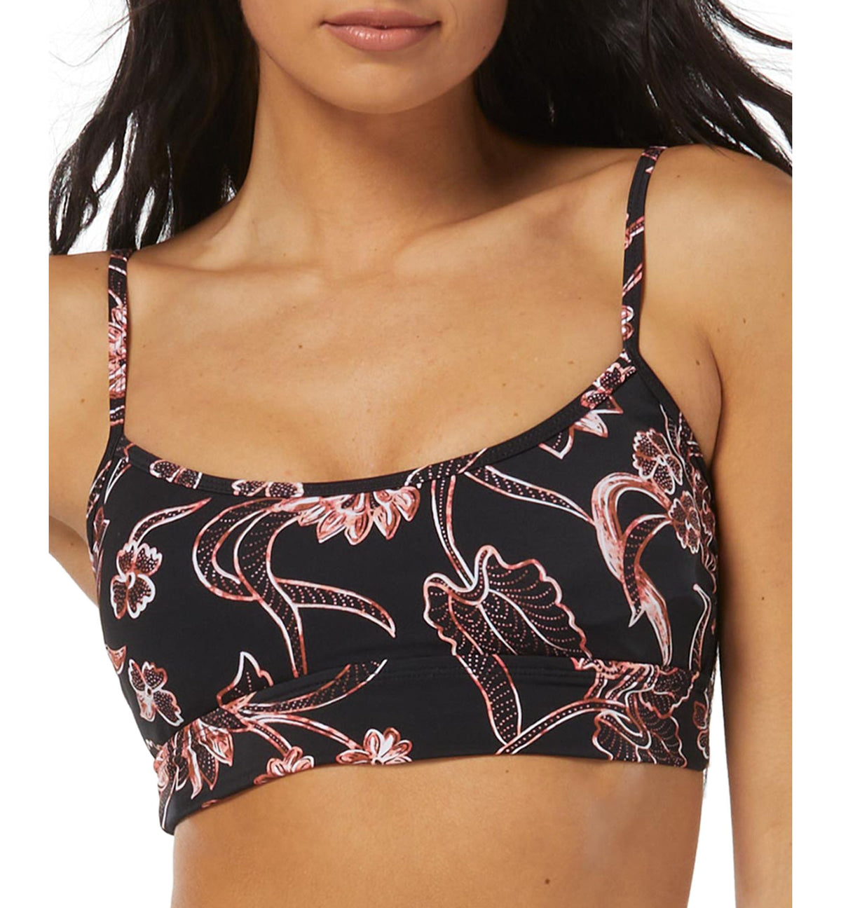 Women's Gianna Printed Midline Bikini Top