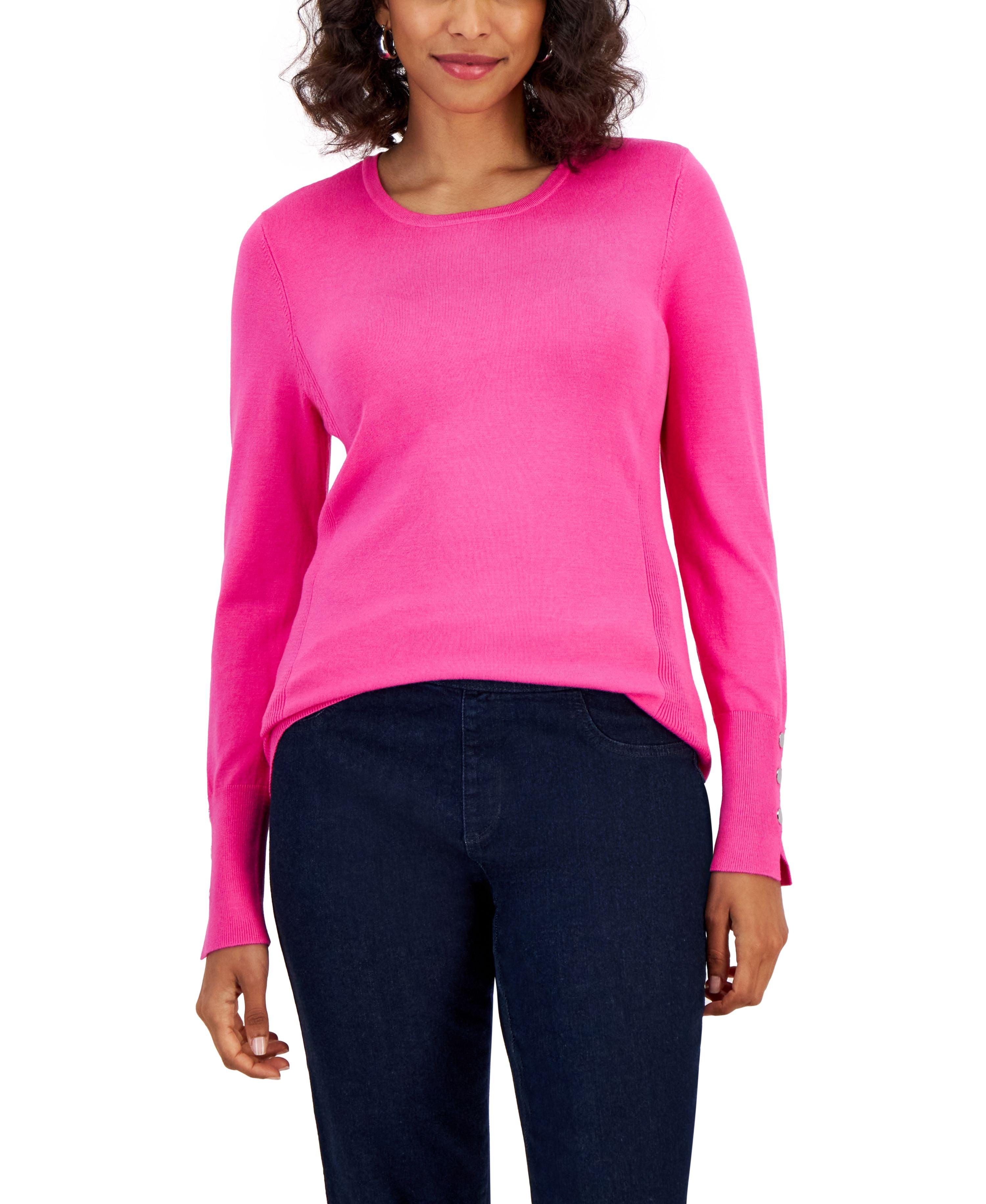 Petite Rivet-Detail Sweater