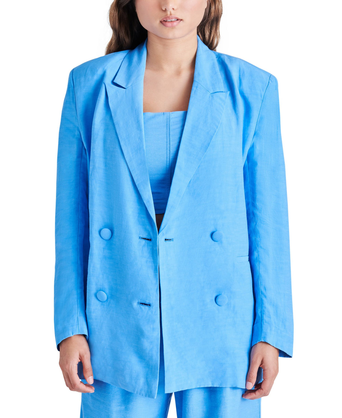 Women's Ultra Fine Double-Breasted Oversized Blazer