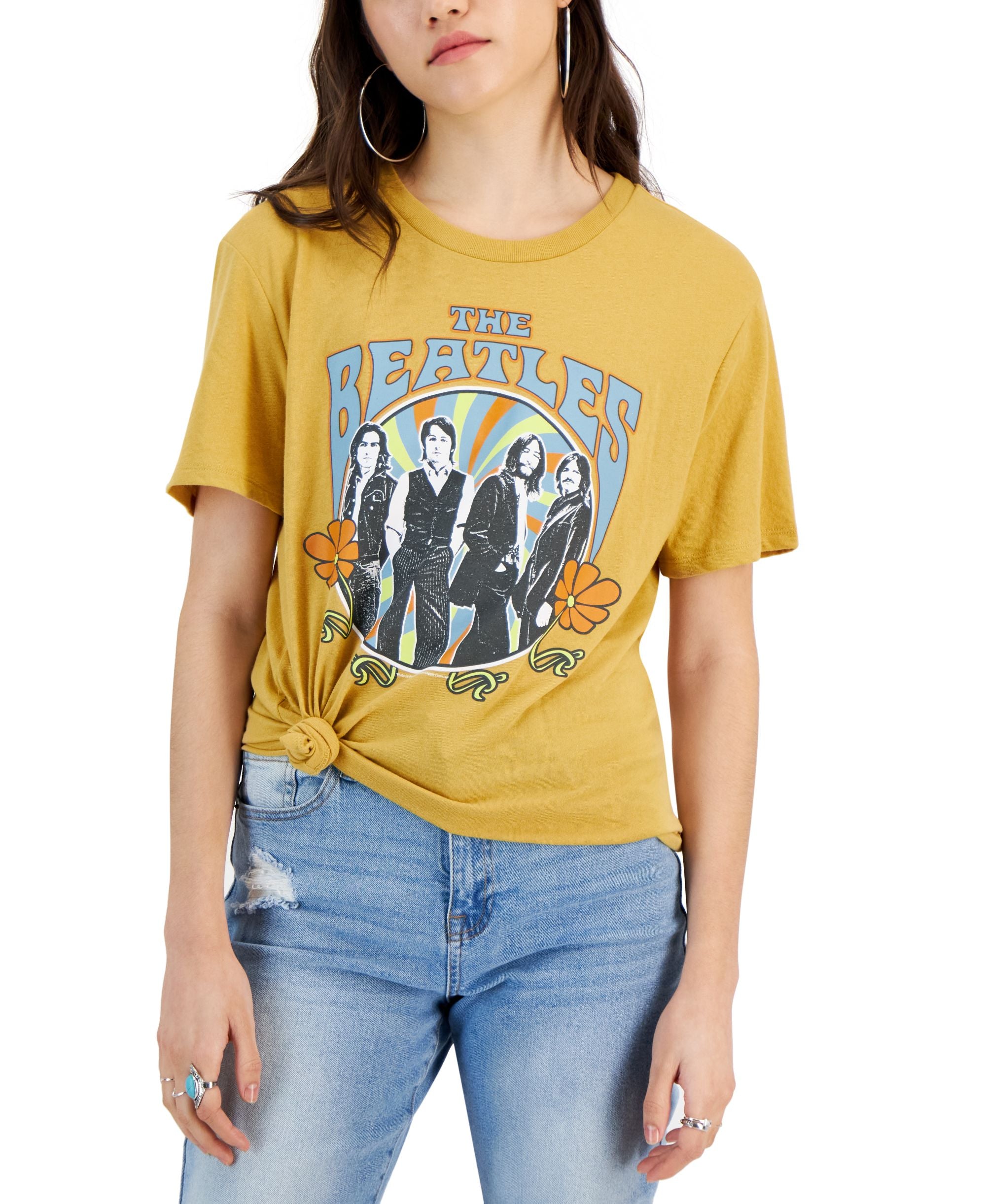 Juniors' The Beatles Short-Sleeved Graphic T-Shirt