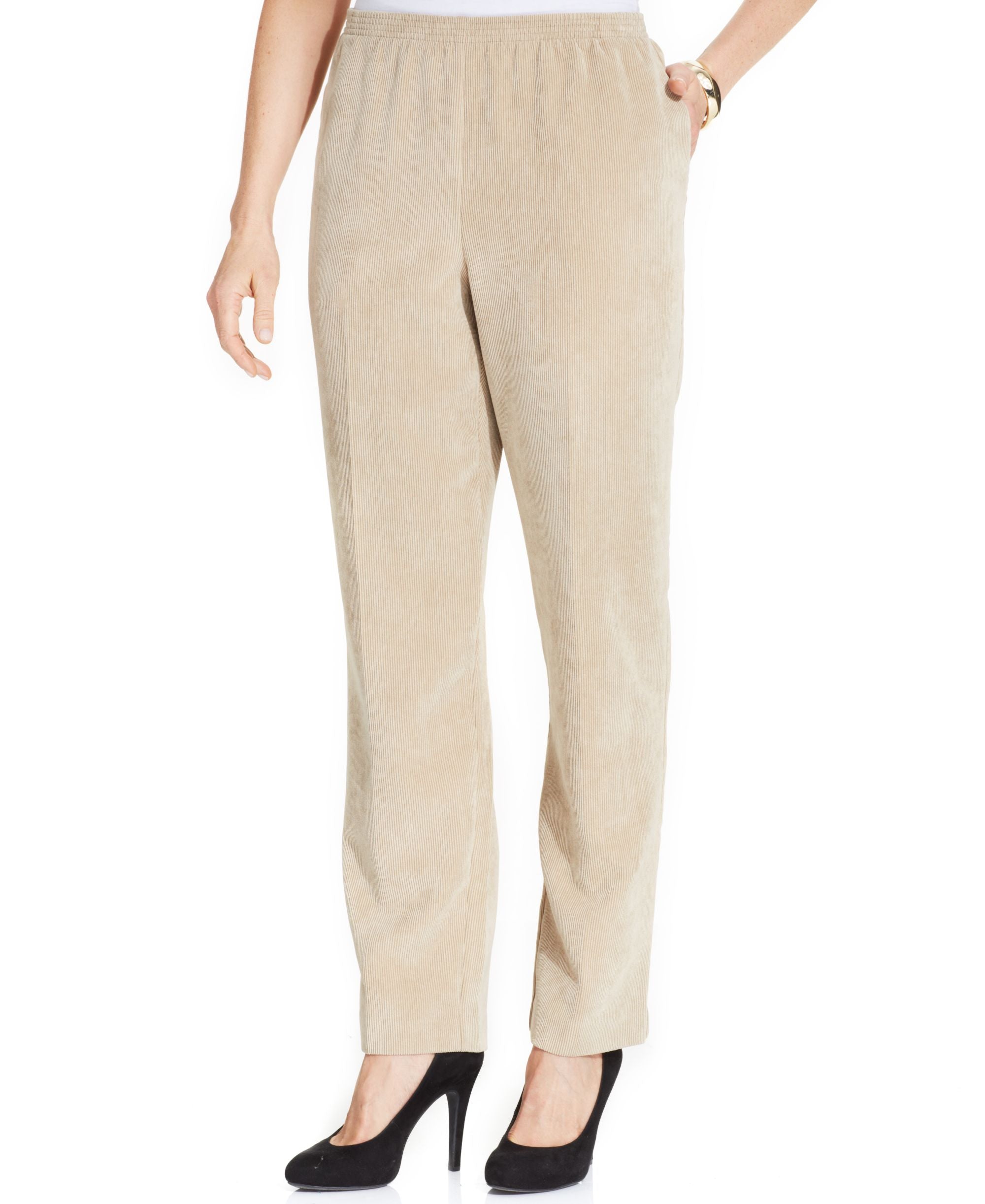 Classics Corduroy Straight-Leg Pants in Petite Average Length