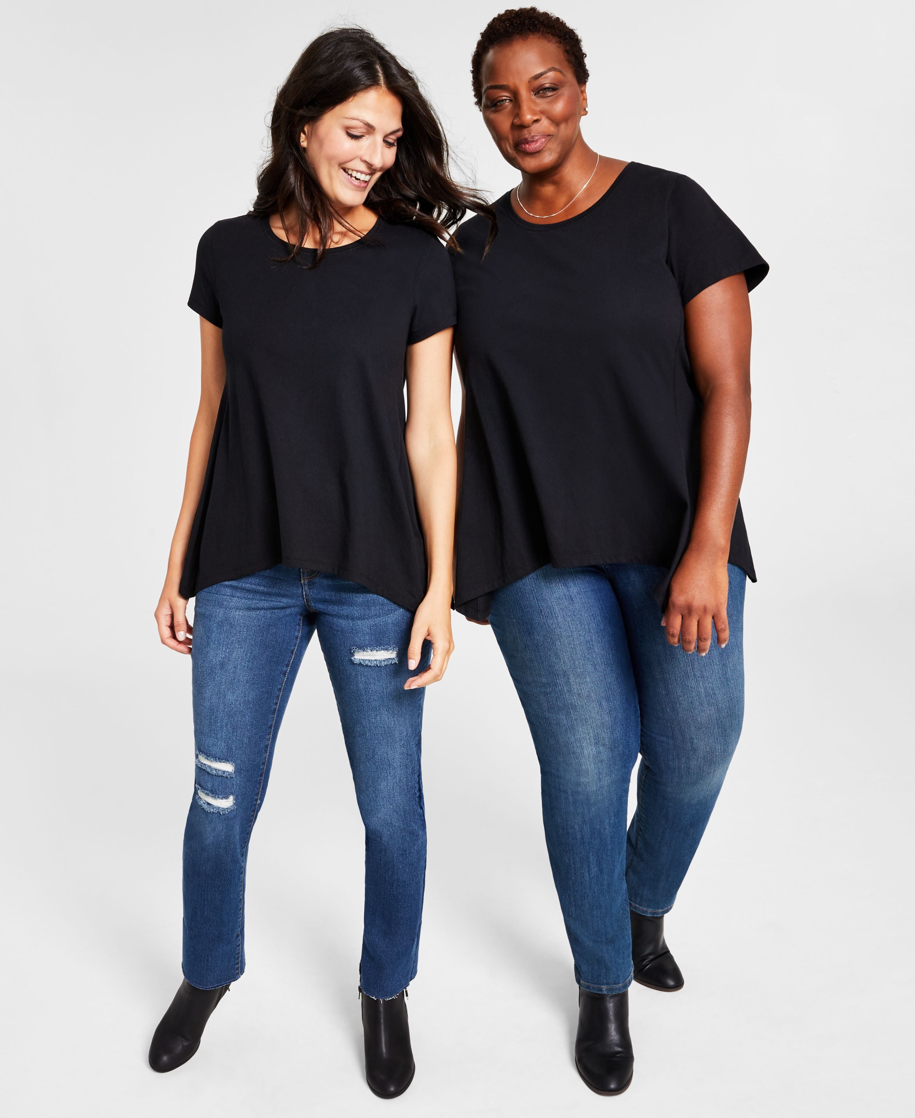 Women's Handkerchief-Hem T-Shirt