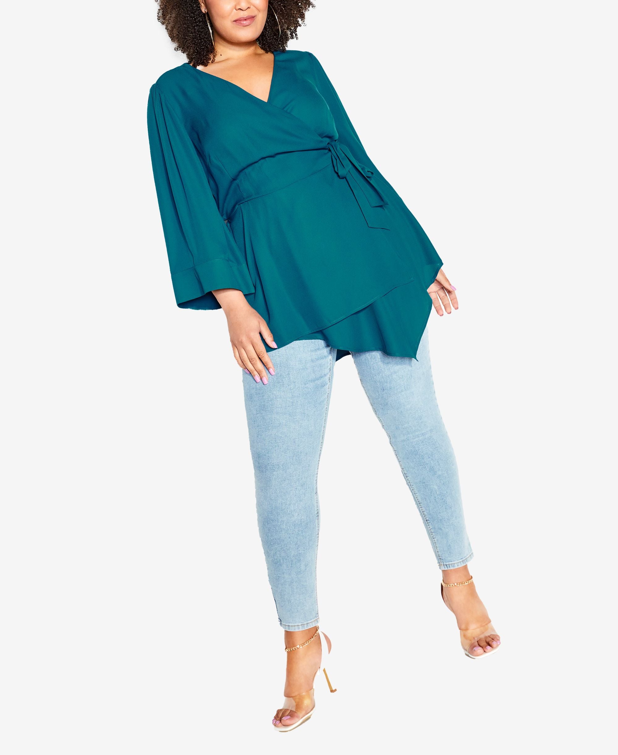Trendy Plus Size Shibara Vibes Top