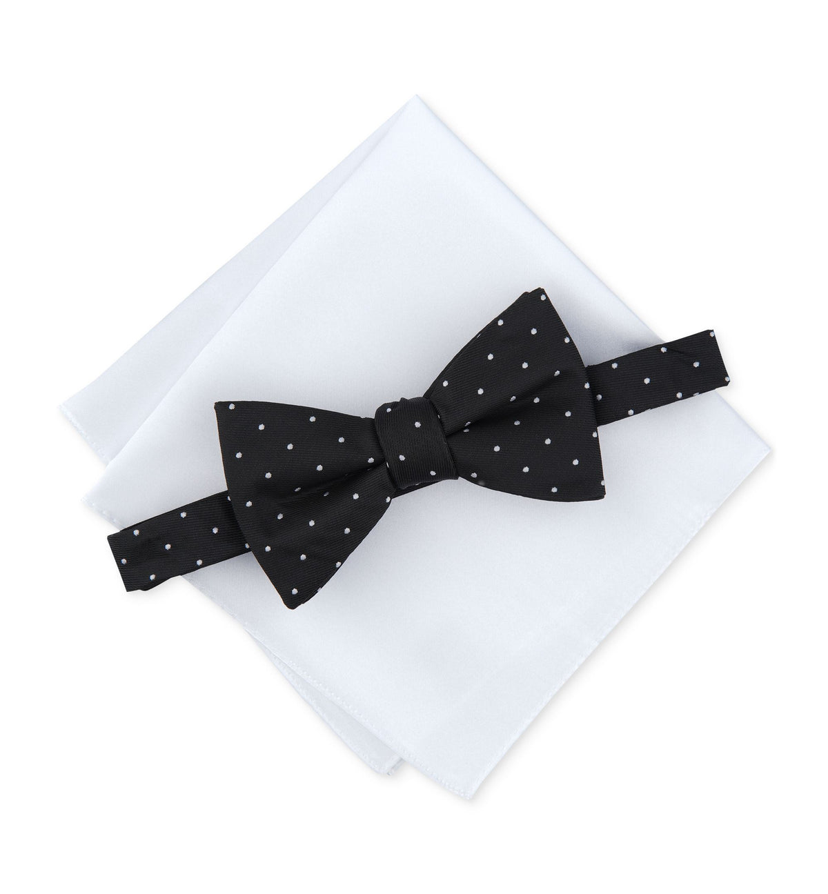 Men's Utopia Dot-Print Bow Tie & Pocket Square Set