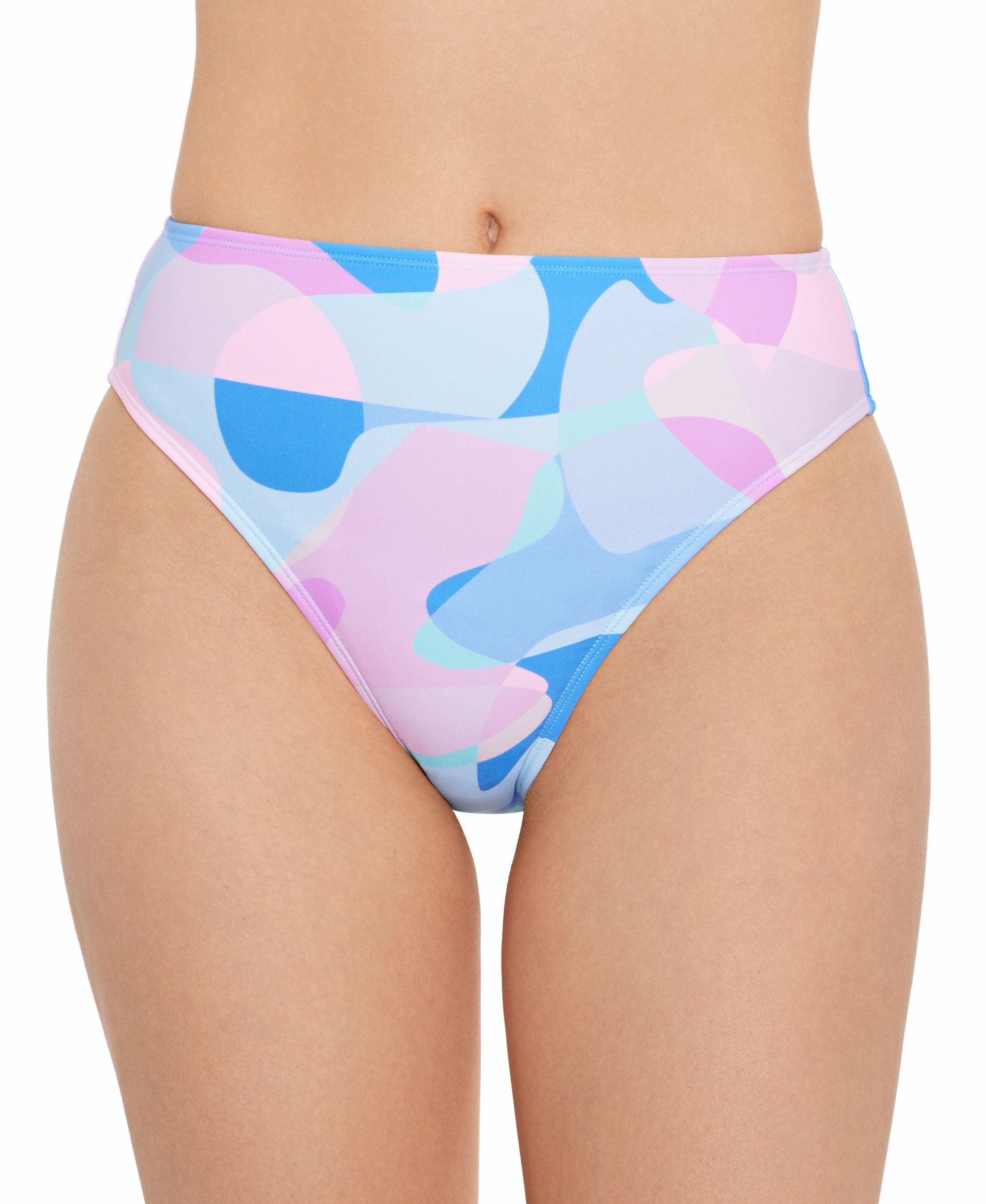 Juniors' Printed High-Leg High-Waist Bottoms