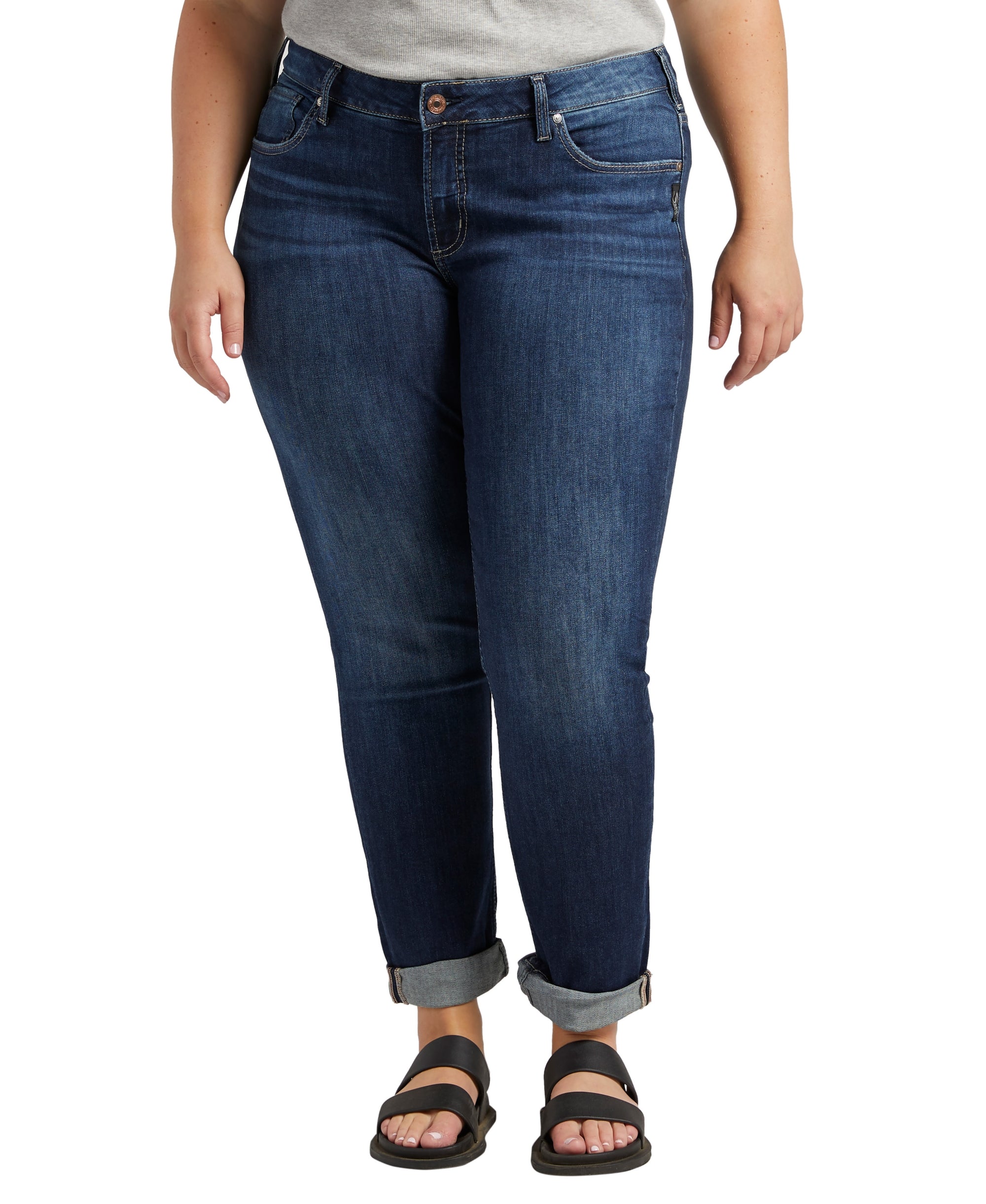 Plus Size Boyfriend Jeans